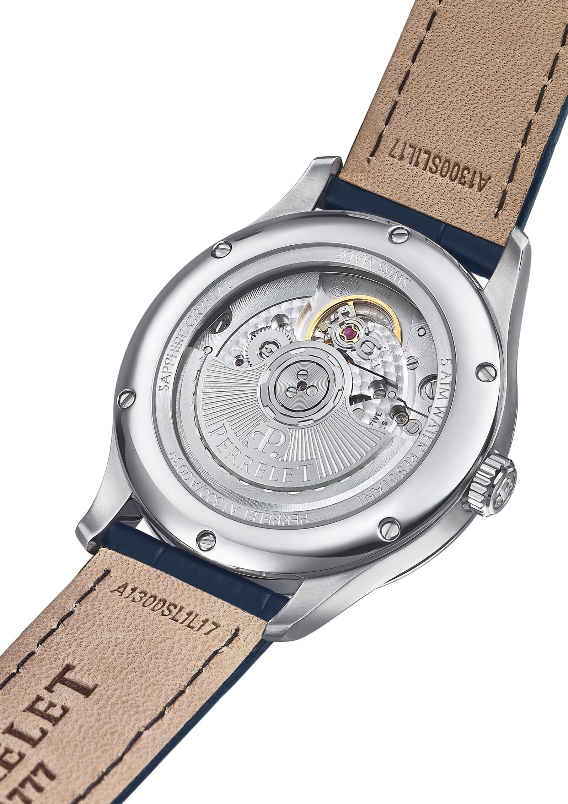 IMG_9081 Perrelet Weekend 3 Hands Ice Blue A1300/C Replica 4