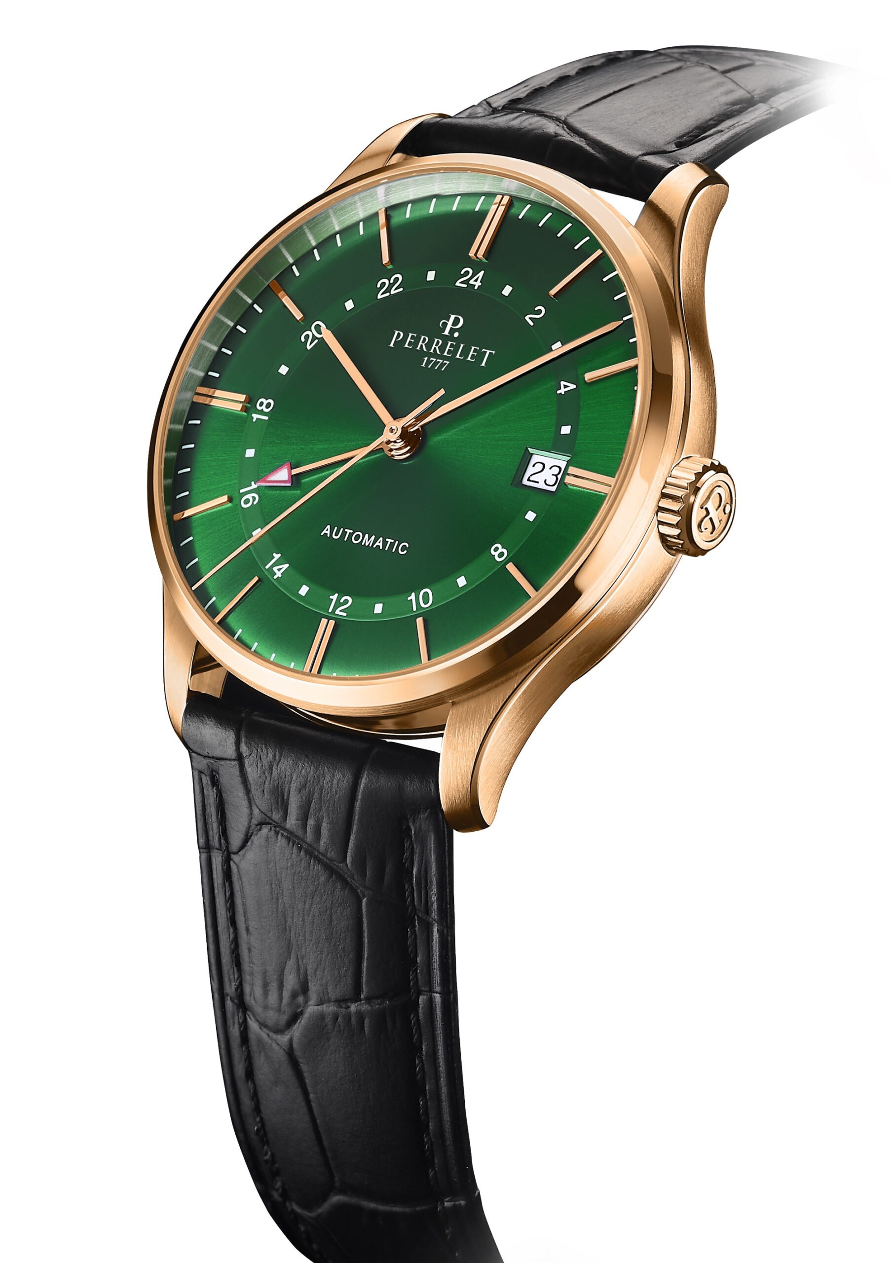 Perrelet Weekend GMT Green A1305/3 Replica 4