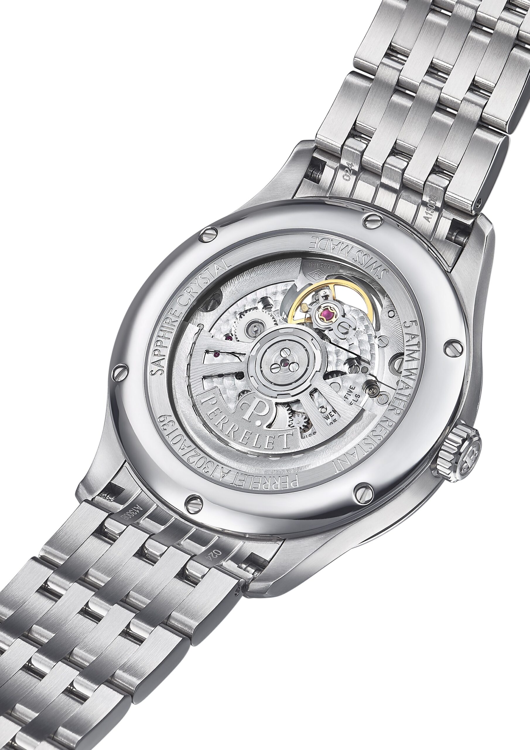 IMG_9081 Perrelet Weekend Open Heart Ice Blue A1302/9 Replica 4