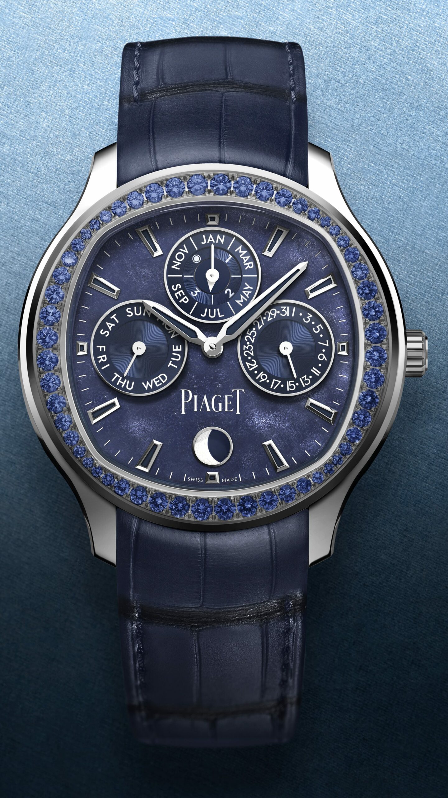 Piaget Polo Perpetual Calendar Obsidian G0A48007 Replica 4