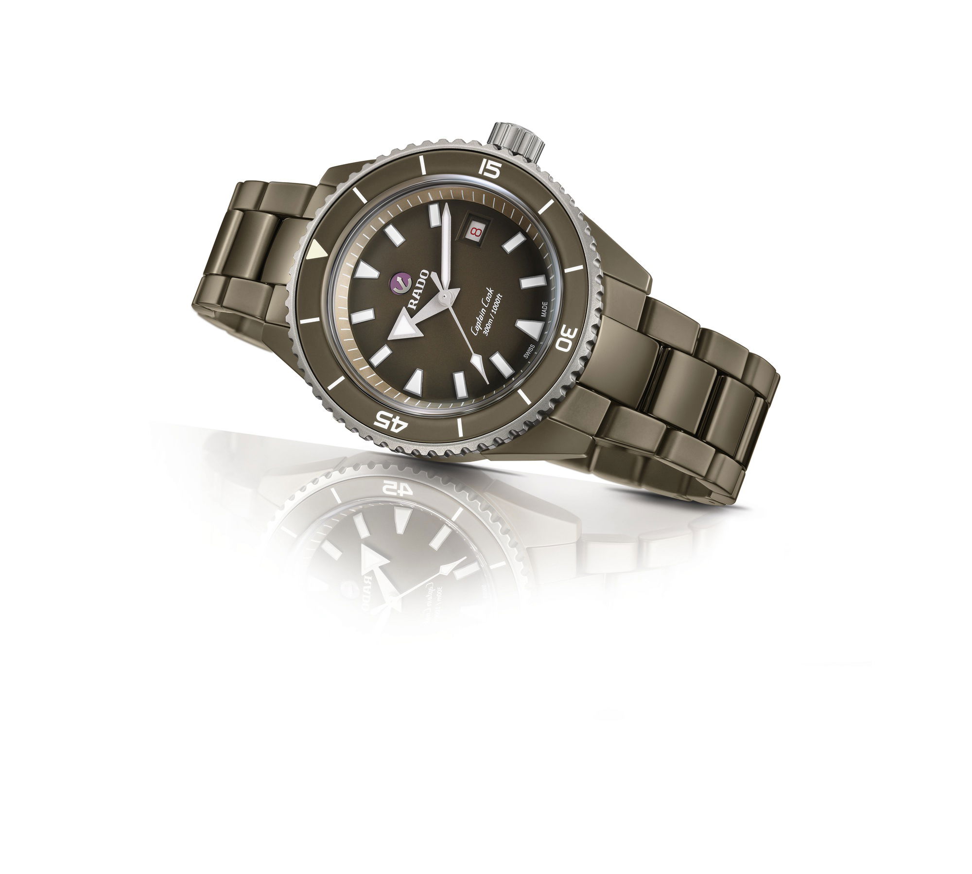 Rado Captain Cook High-Tech Ceramic Diver R32130312 Replica 4