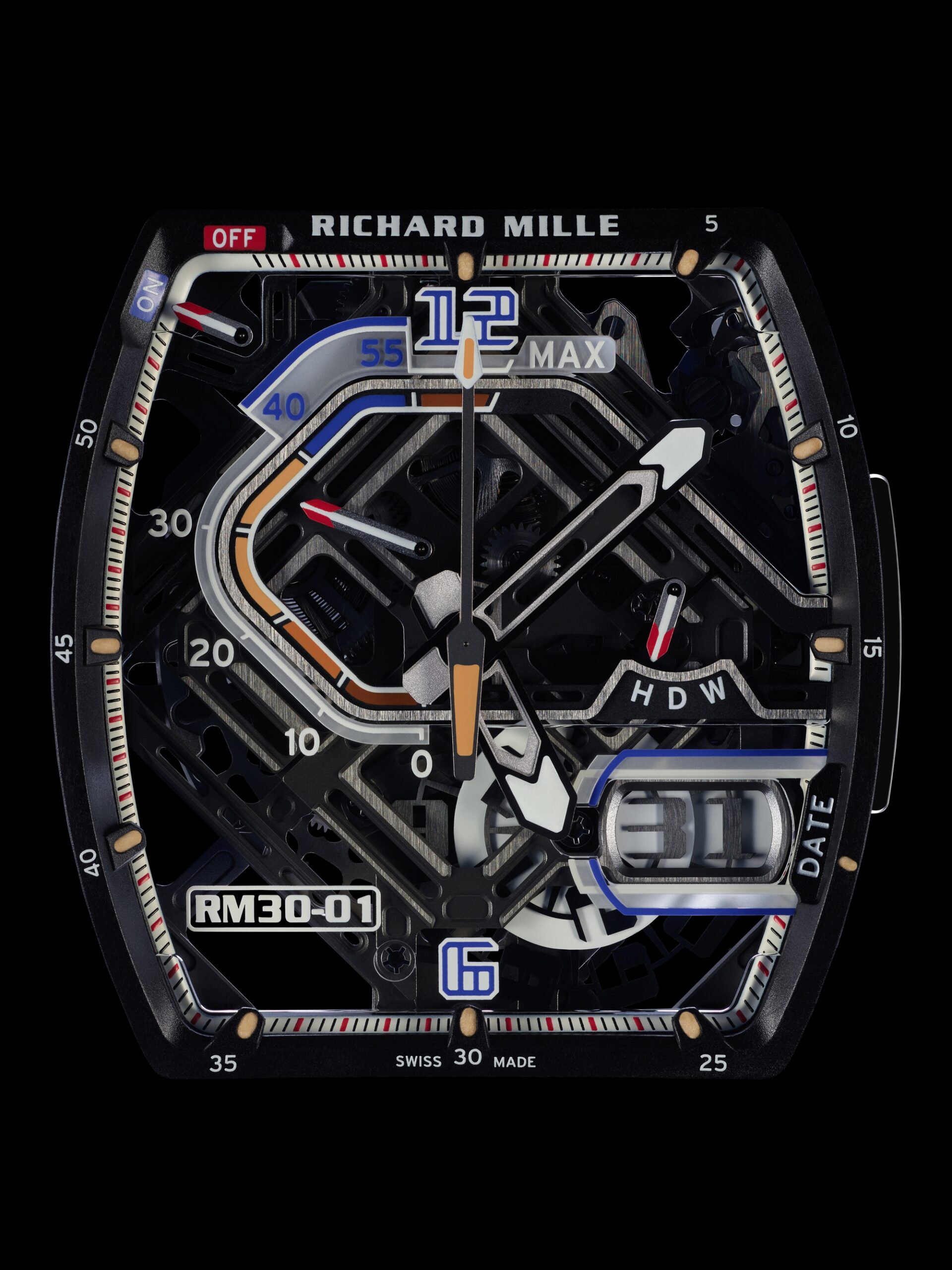 IMG_9081 Richard Mille RM 30-01 Automatic Winding with Declutchable Rotor Red Gold rm-30-01 Replica 4
