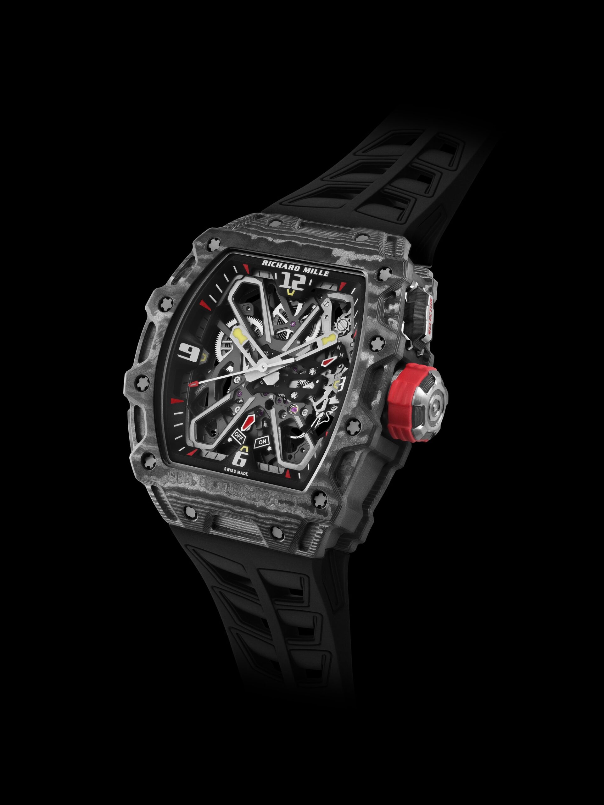 Richard Mille RM 35-03 Automatic Winding Rafael Nadal Carbon TPT rm-35-03 Replica 4