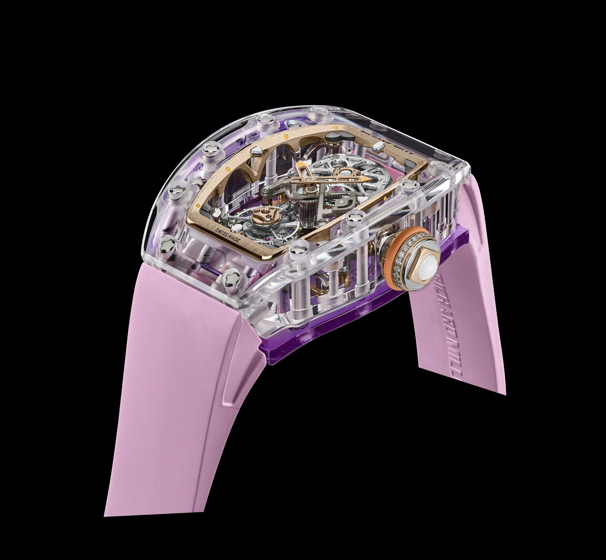 IMG_9081 Richard Mille RM 75-01 Flying Tourbillon Sapphire Pink rm-75-01 Replica 4