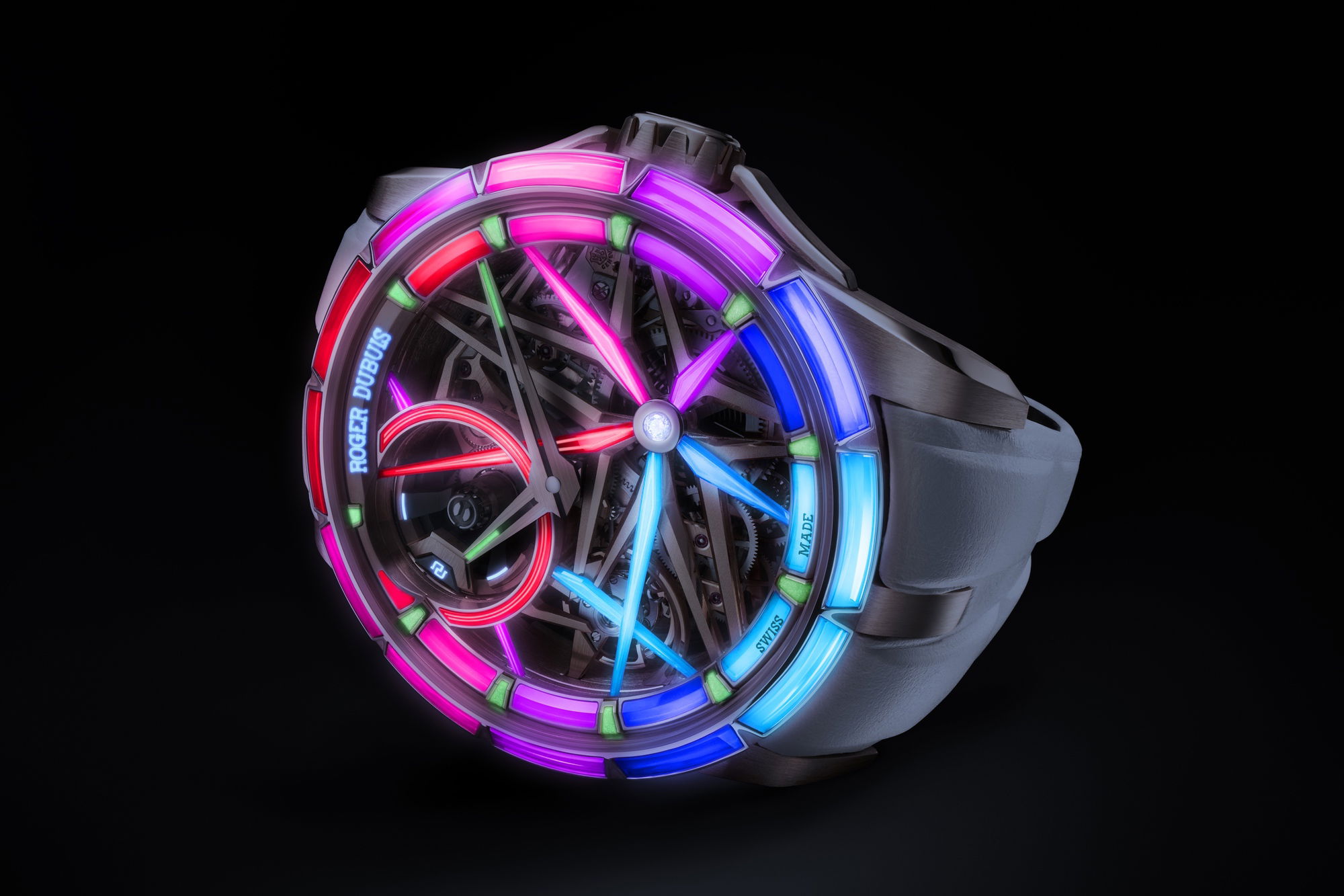 IMG_9081 Roger Dubuis Excalibur Blacklight Spin-Stone TM MB RDDBEX0950 Replica 4