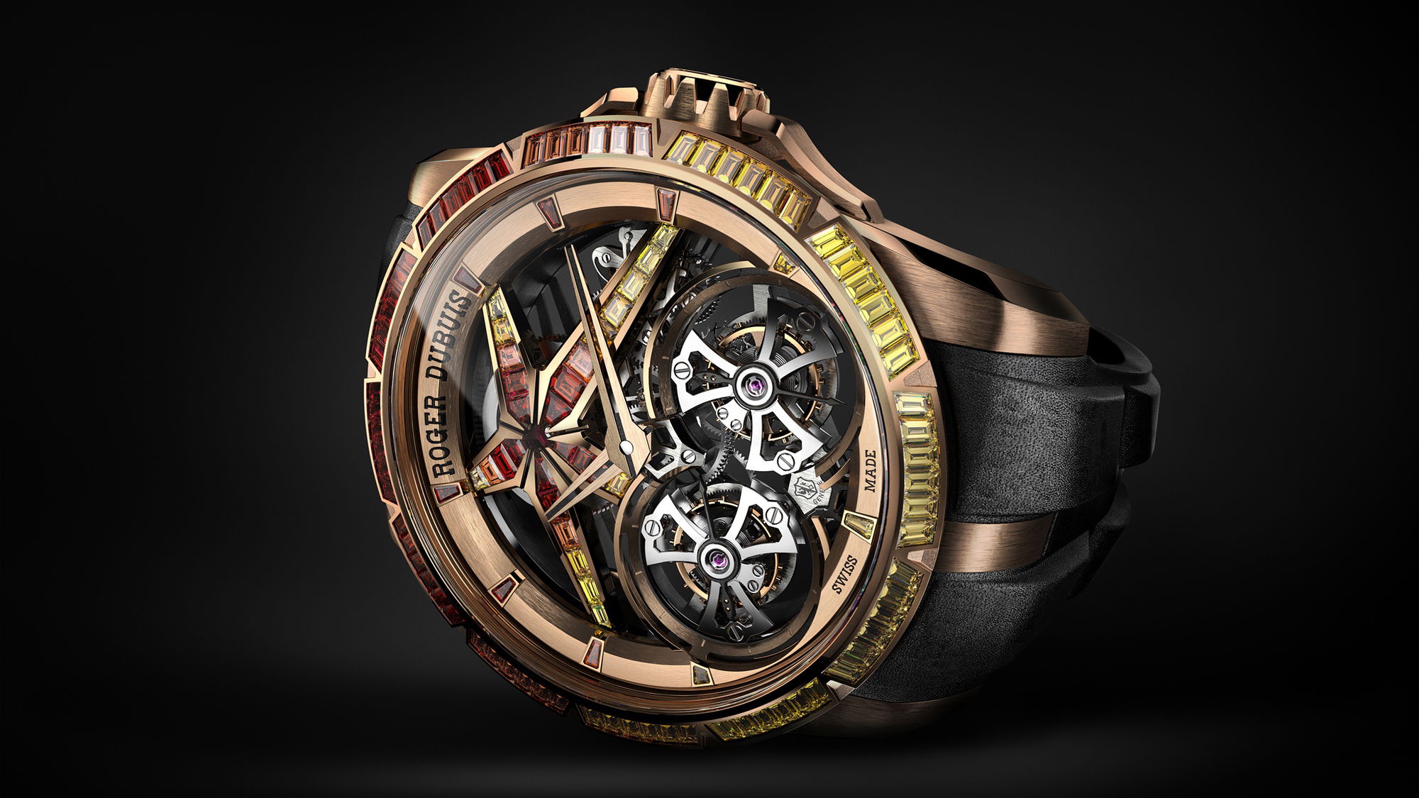IMG_9081 Roger Dubuis Excalibur Sunrise Double Tourbillon RDDBEX1130 Replica 4