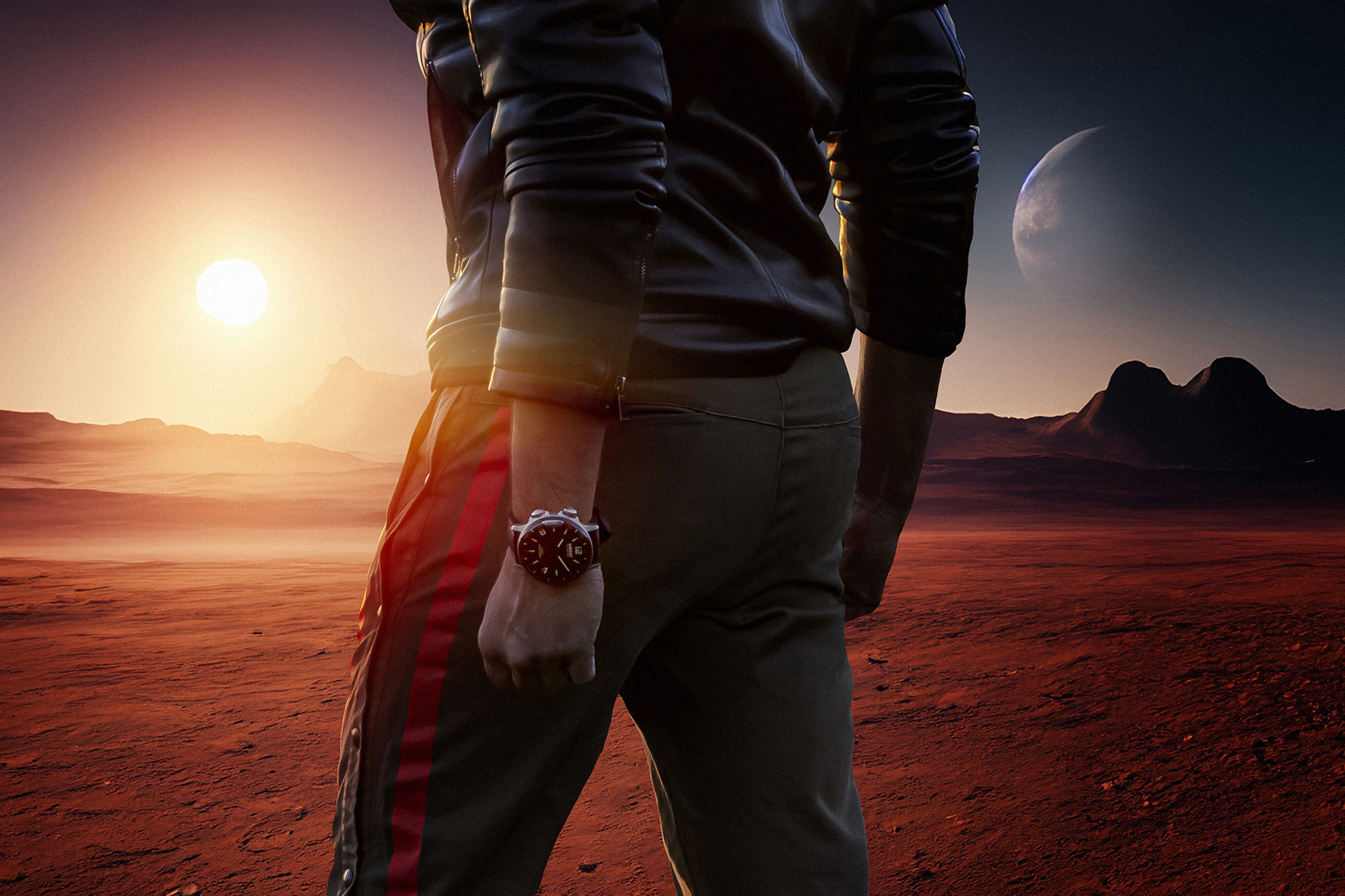 IMG_9081 U-Boat Capsoil Doppiotempo 55 DLC Red 9673 Replica 4