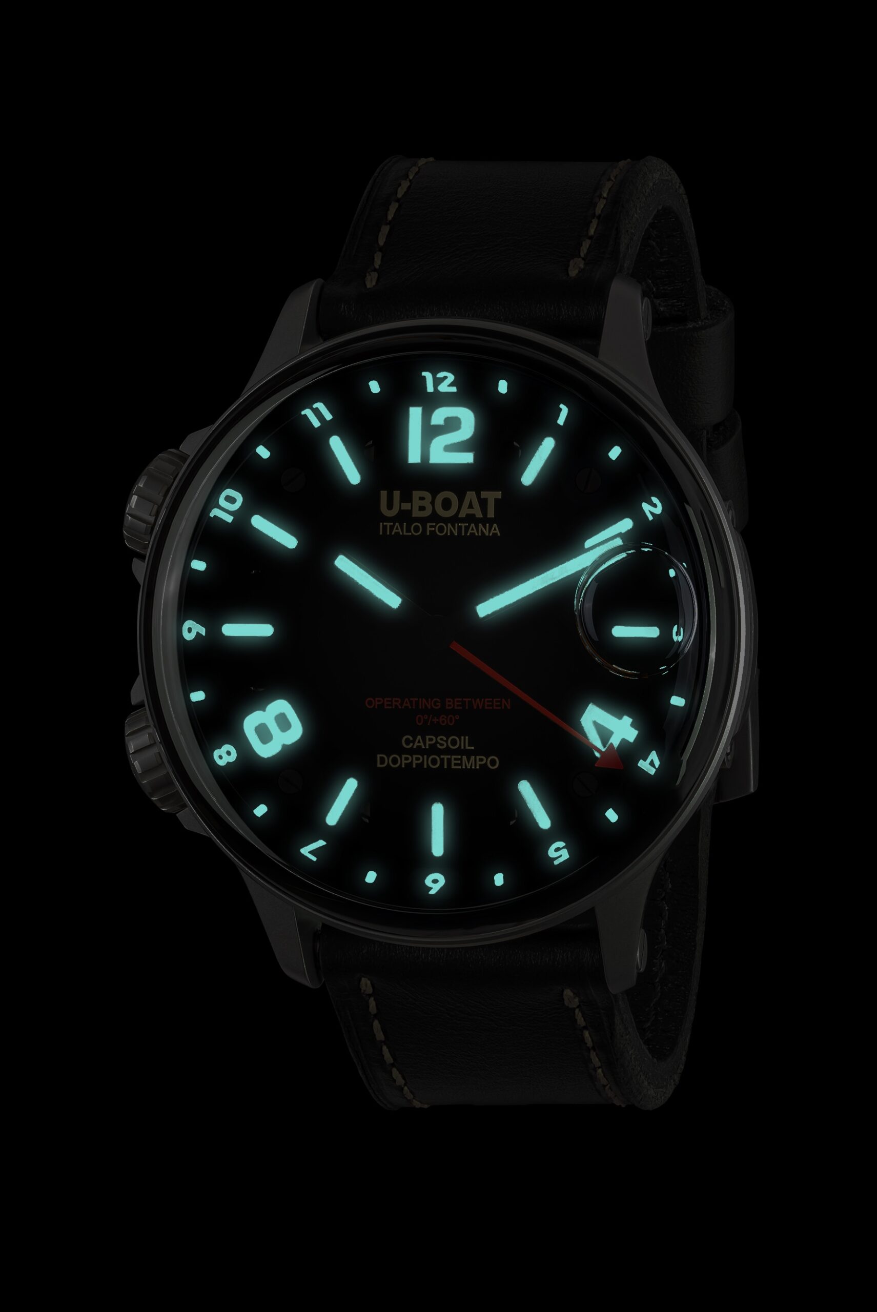 IMG_9081 U-Boat Capsoil Doppiotempo 55 SS Beige 9672 Replica 4