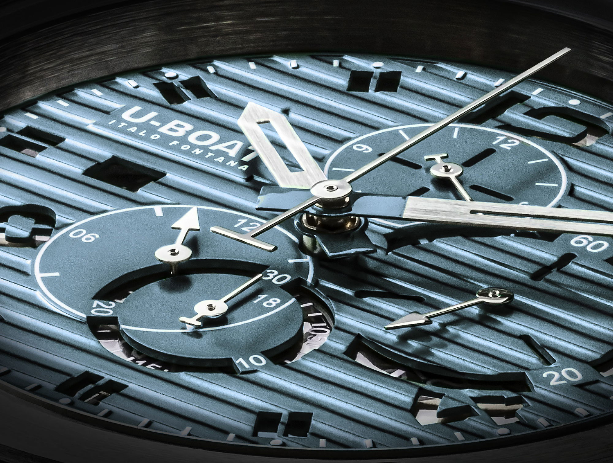 U-Boat Chimera 46 Chrono SS Blu 9589 Replica 4