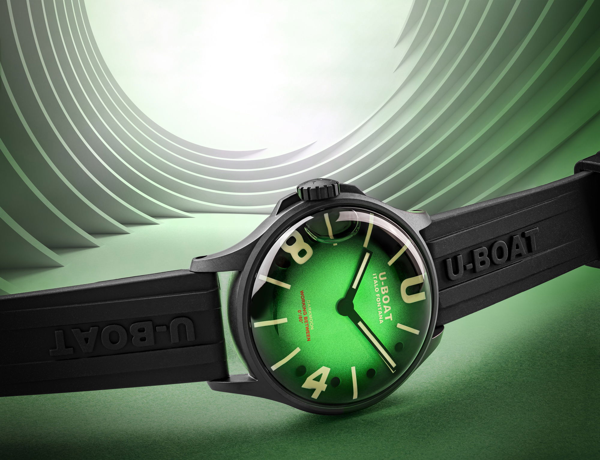 IMG_9081 U-Boat Darkmoon 40 Green PVD Soleil 9503 Replica 4