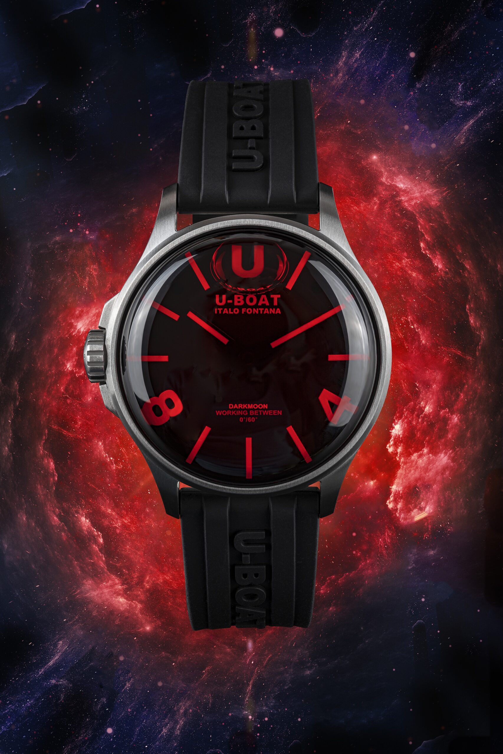 IMG_9081 U-Boat Darkmoon 40 SS Red Glass 9305 Replica 4