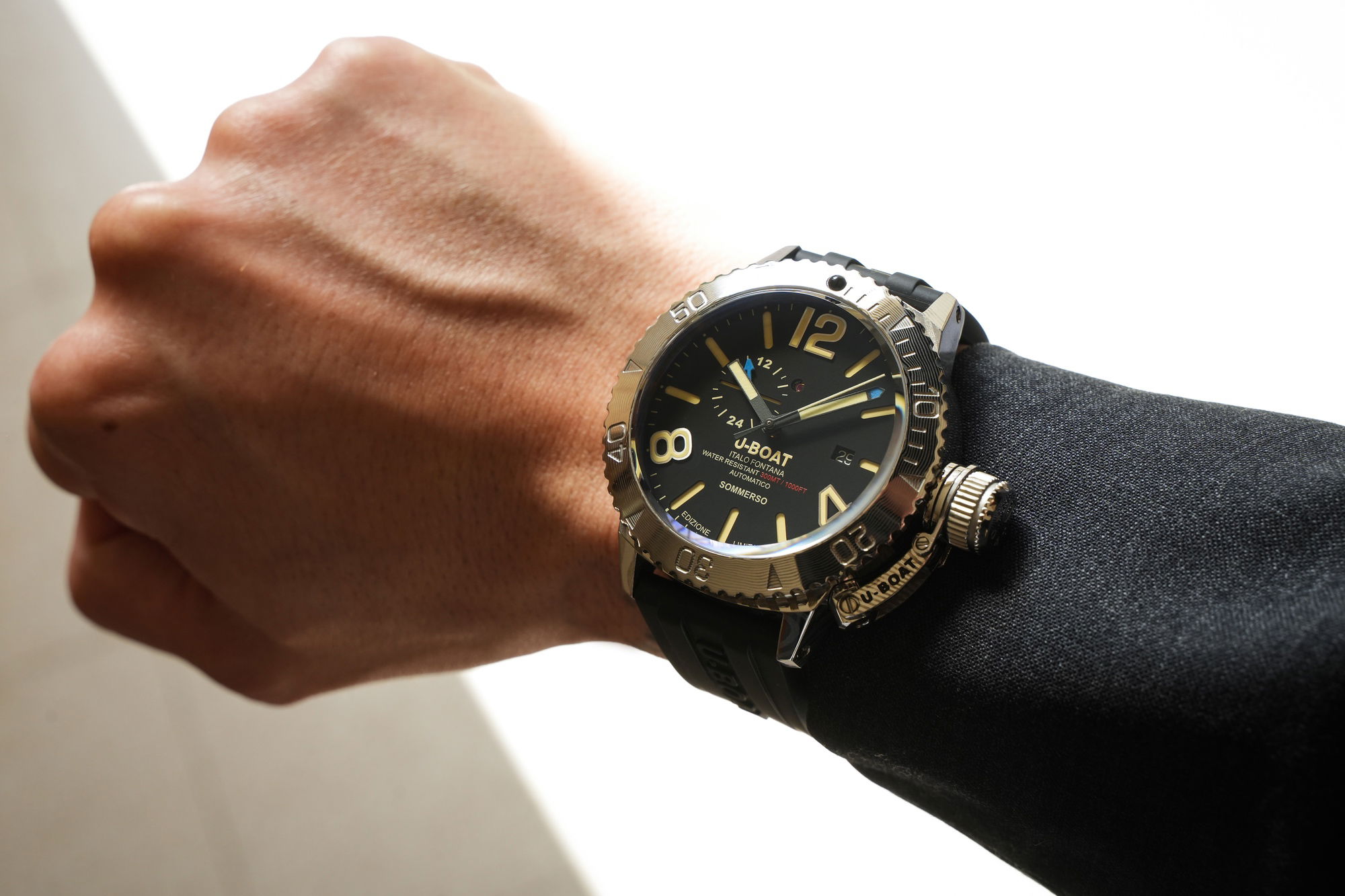 IMG_9081 U-Boat Sommerso 46 Damascus Right Edition 9988 Replica 4