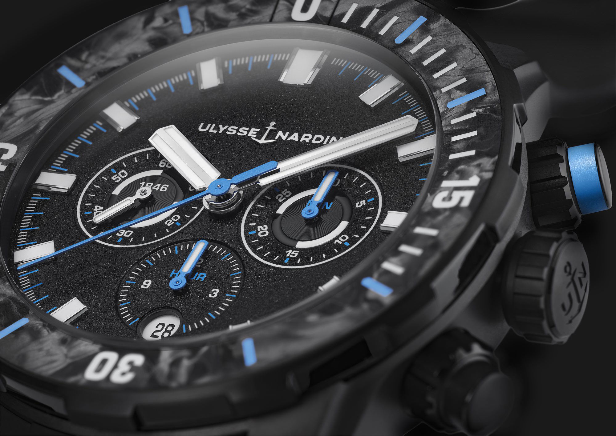 Ulysse Nardin Ocean Race Diver Chronograph 1503-170LE-2A-TOR/3A Replica 4