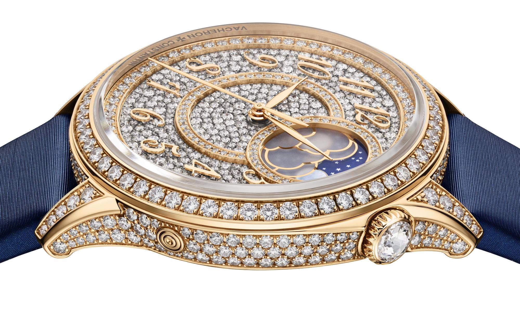 Vacheron Constantin egerie Moon Phase Diamond-Paved 8006F/000R-B976 Replica 4
