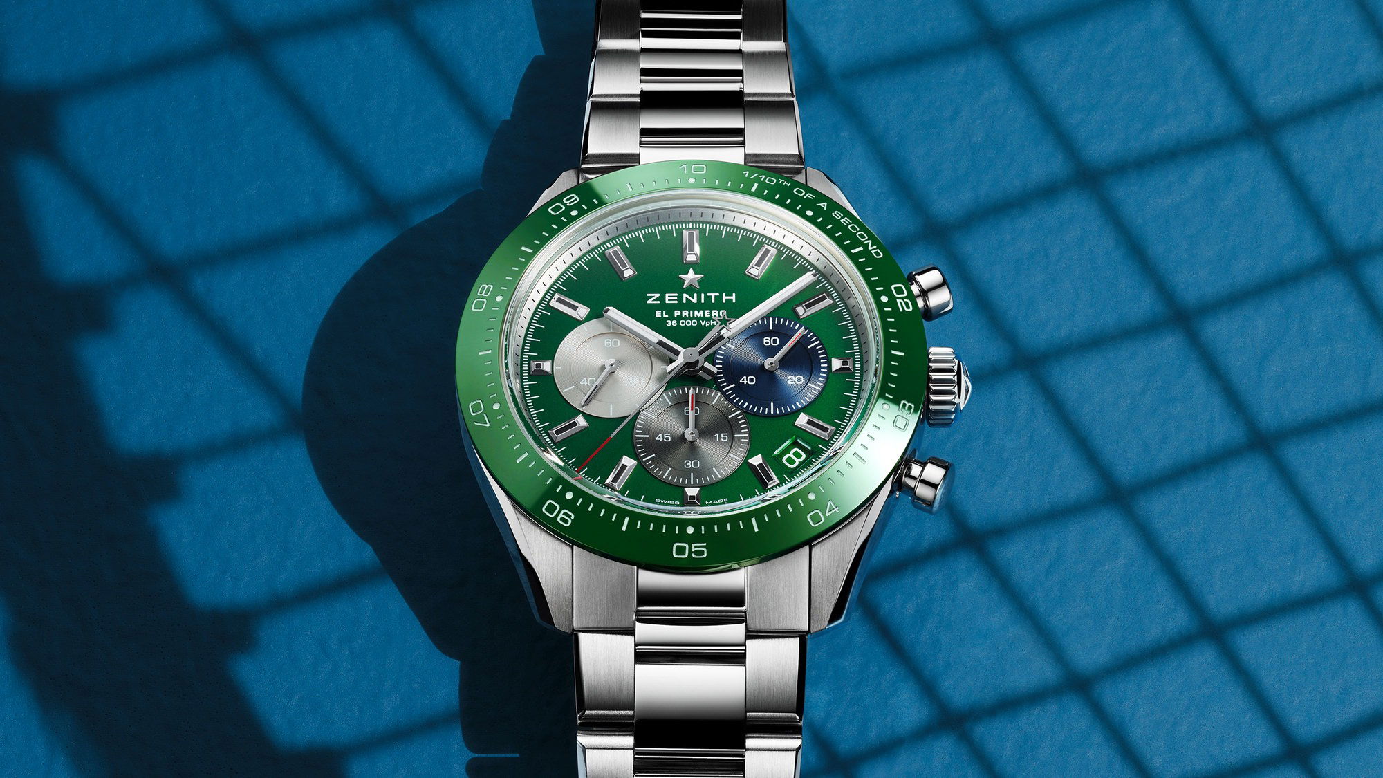 Zenith Chronomaster Sport Green 03.3119.3600/56.M3100 Replica 4