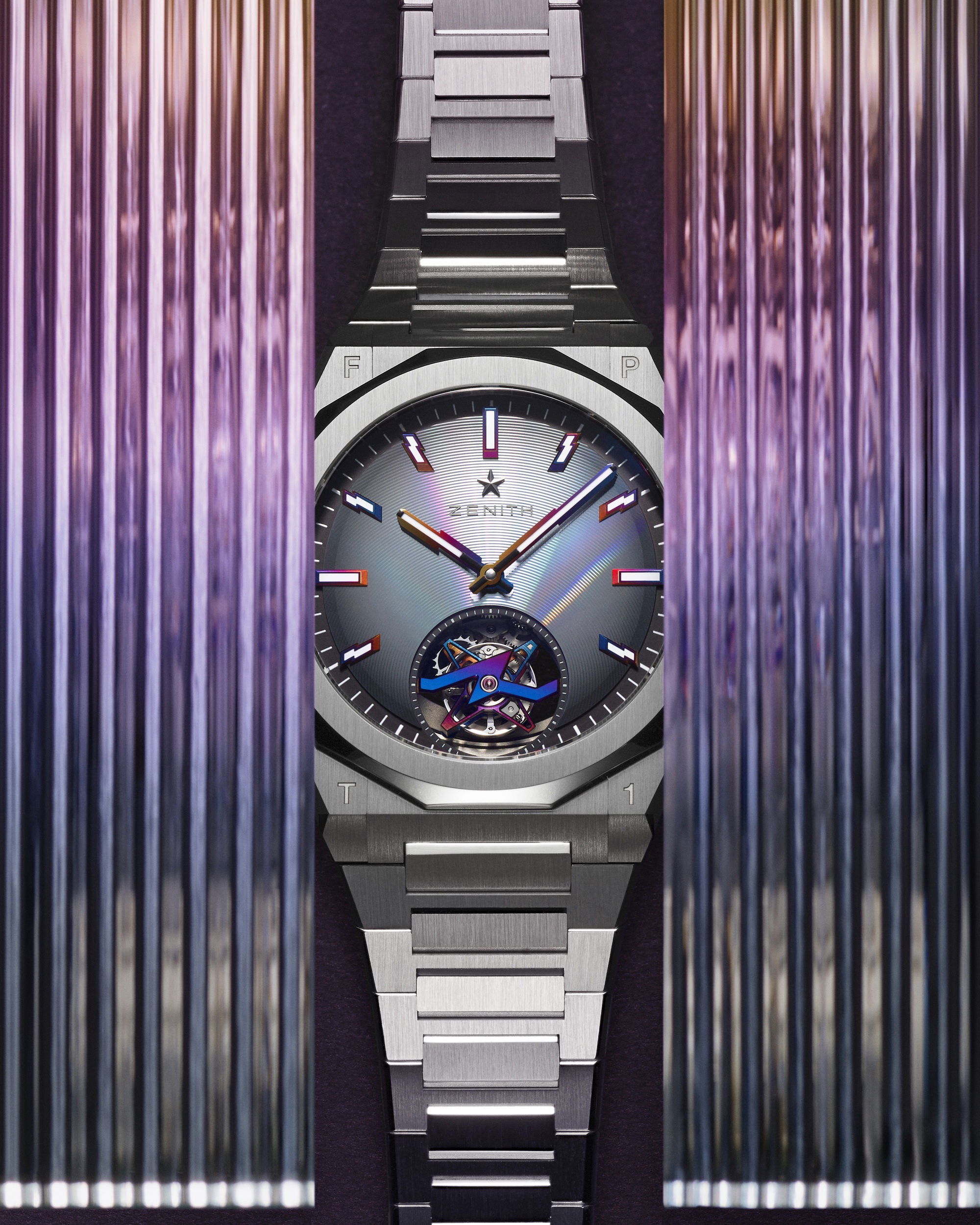 IMG_9081 Zenith Defy Skyline Tourbillon 41 Felipe Pantone Edition 03.9301.3630/49.I001 Replica 4