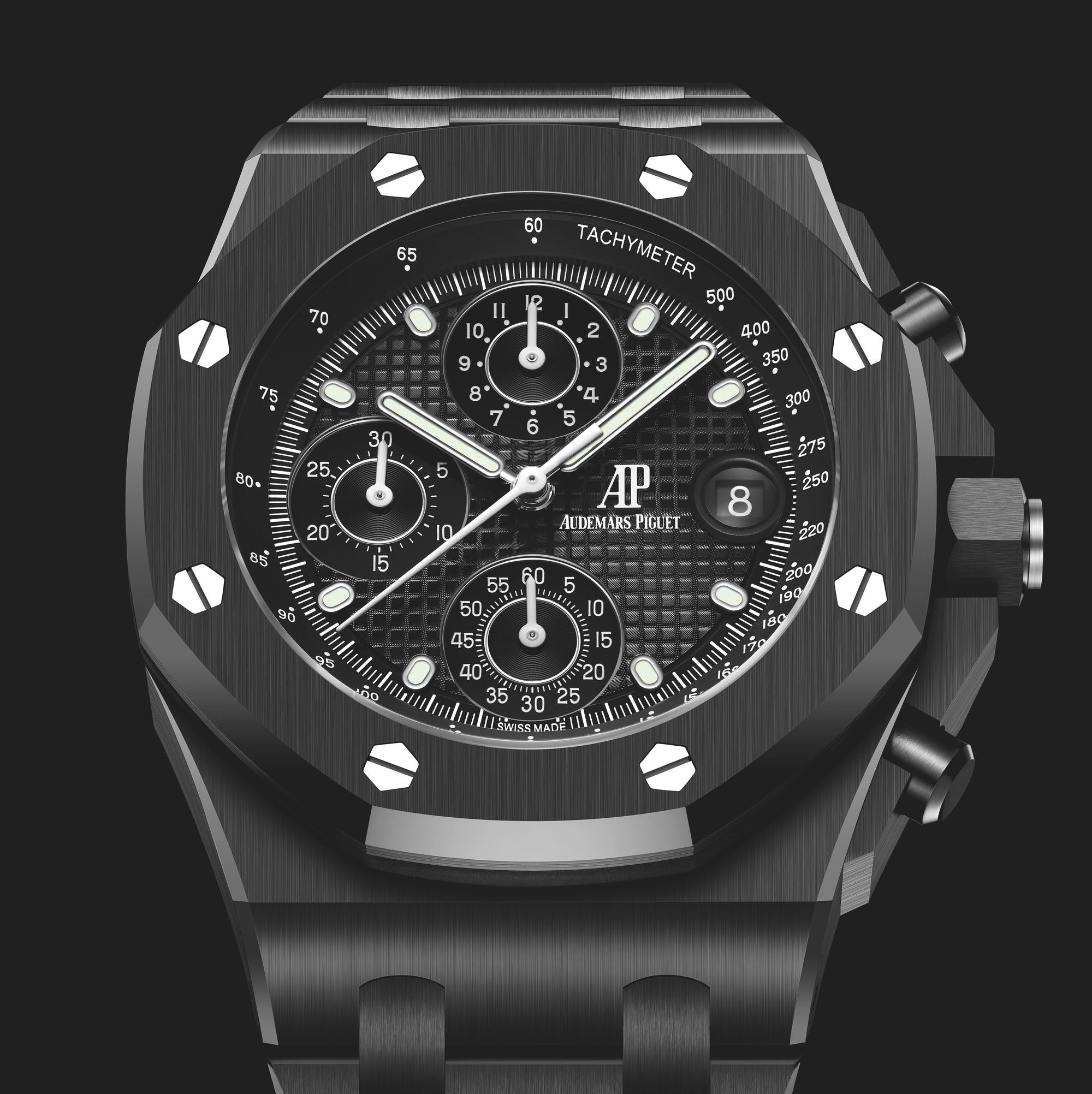 IMG_9081 Audemars Piguet Royal Oak Offshore Selfwinding Chronograph 26238CE.OO.1300CE.01 Replica 5