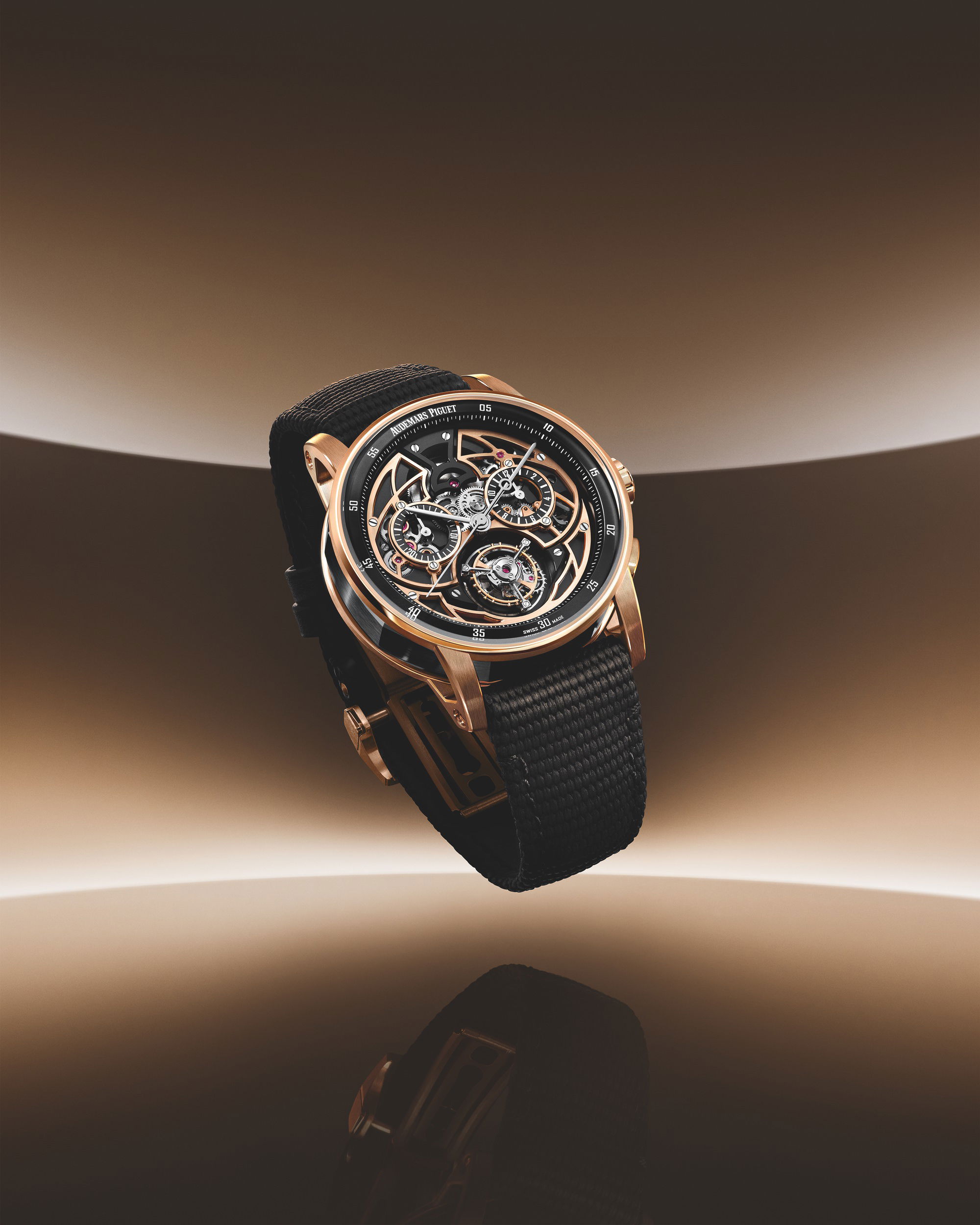 Audemars Piguet Code 11.59 by Audemars Piguet Selfwinding Flying Tourbillon Chronograph 26399NR.OO.D002KB.01 Replica 5