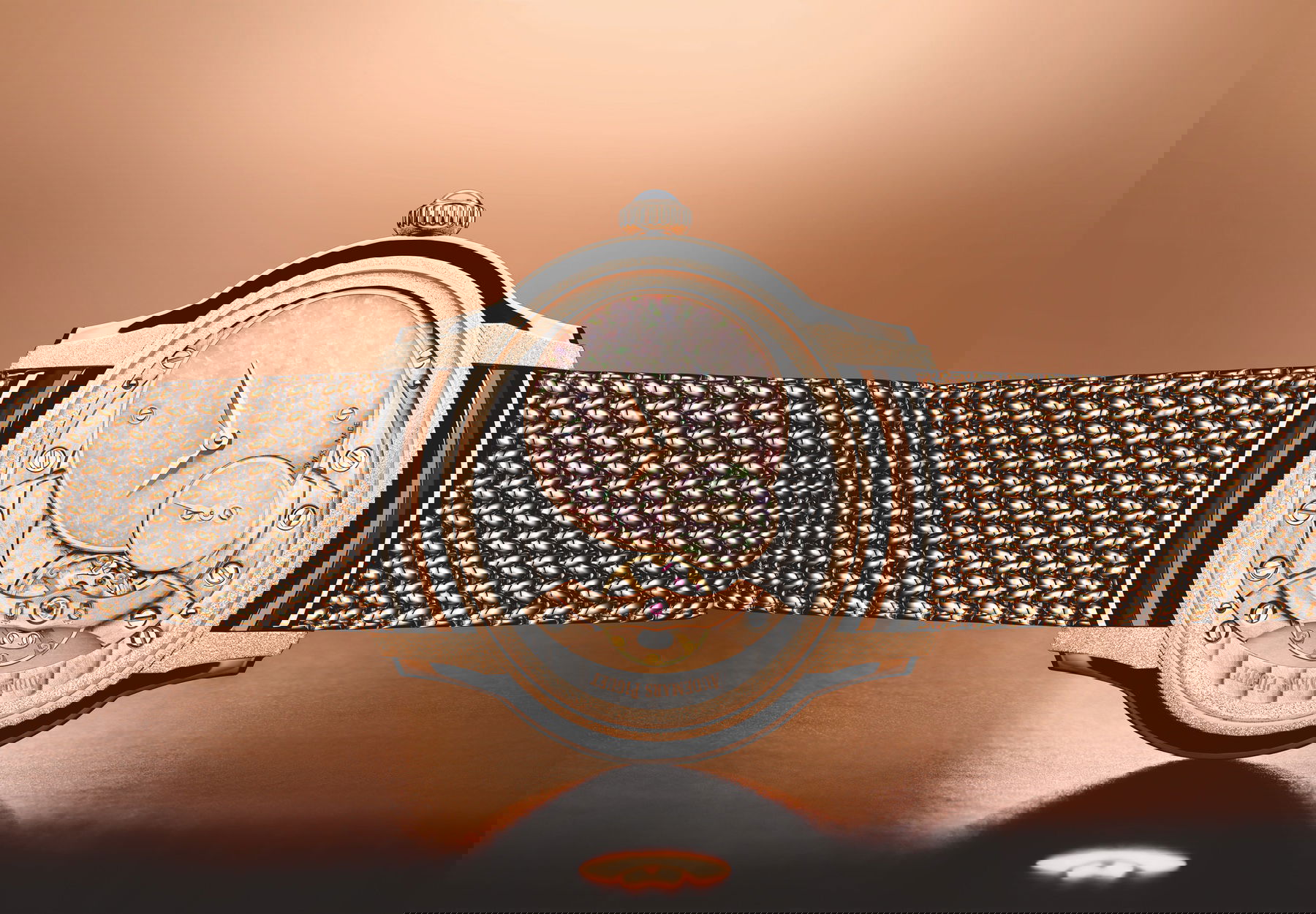 IMG_9081 Audemars Piguet Millenary Frosted Gold Opal Dial 77244OR.GG.1272OR.01 Replica 5