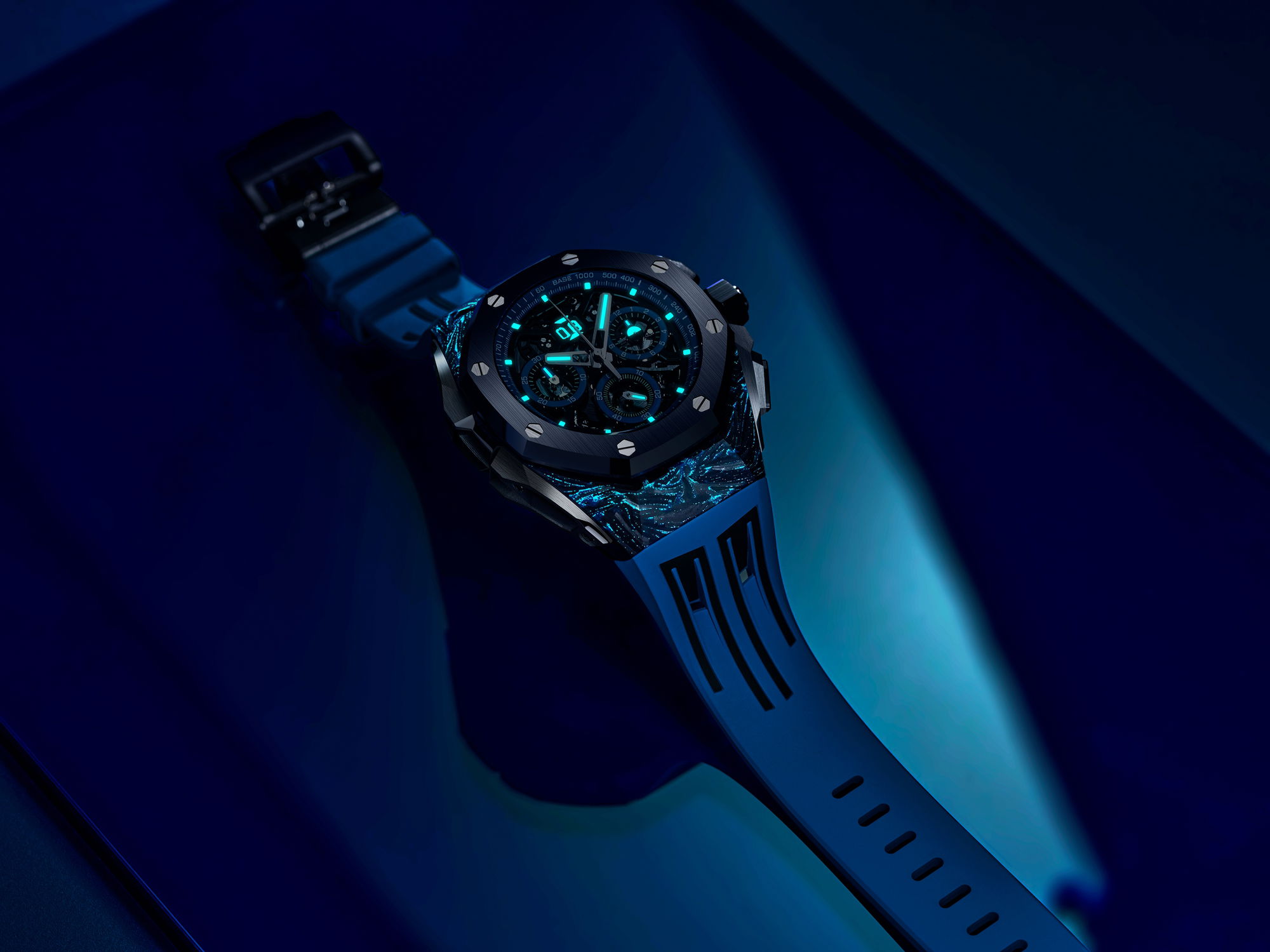 IMG_9081 Audemars Piguet Royal Oak Concept Split-Seconds Chronograph GMT Large Date 43 26650FO.OO.D353CA.01 Replica 5