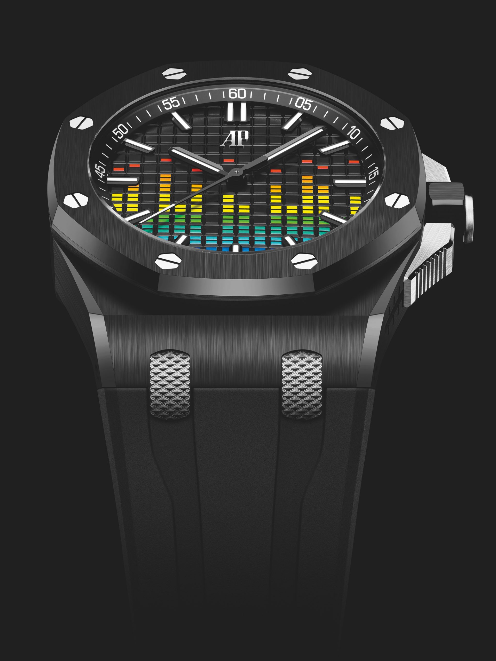 IMG_9081 Audemars Piguet Royal Oak Offshore Selfwinding Music Edition 15600CE.OO.A002CA.01 Replica 5