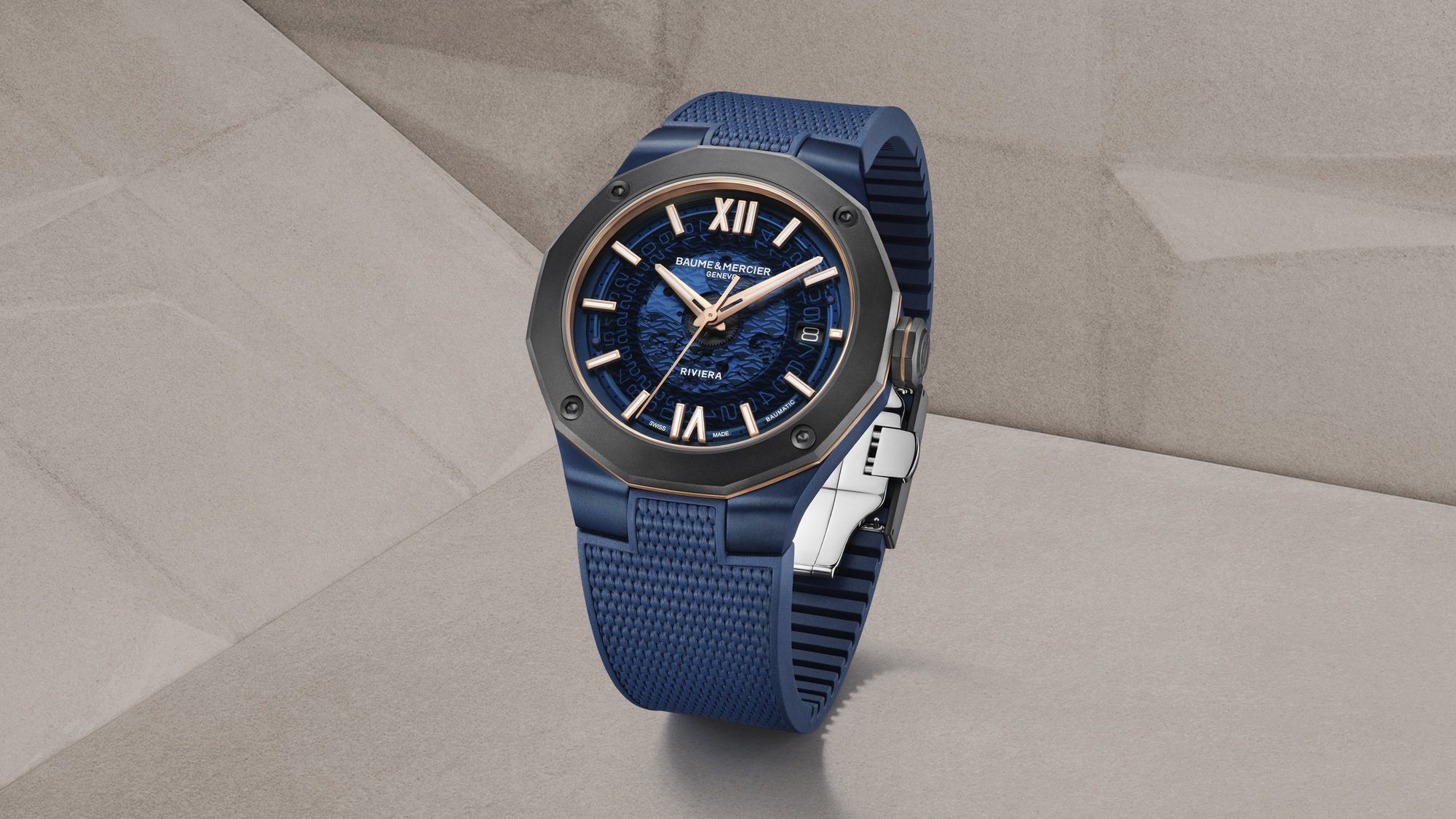 IMG_9081 Baume & Mercier Riviera Acier-Titane 10769 Replica 5