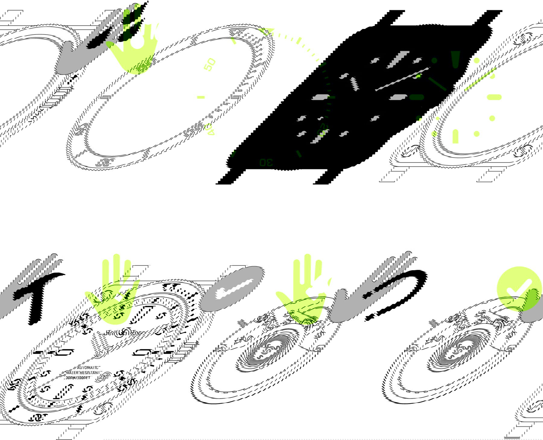 Bell & Ross BR 03-92 Diver Military BR0392-D-KA-CE/SRB Replica 5