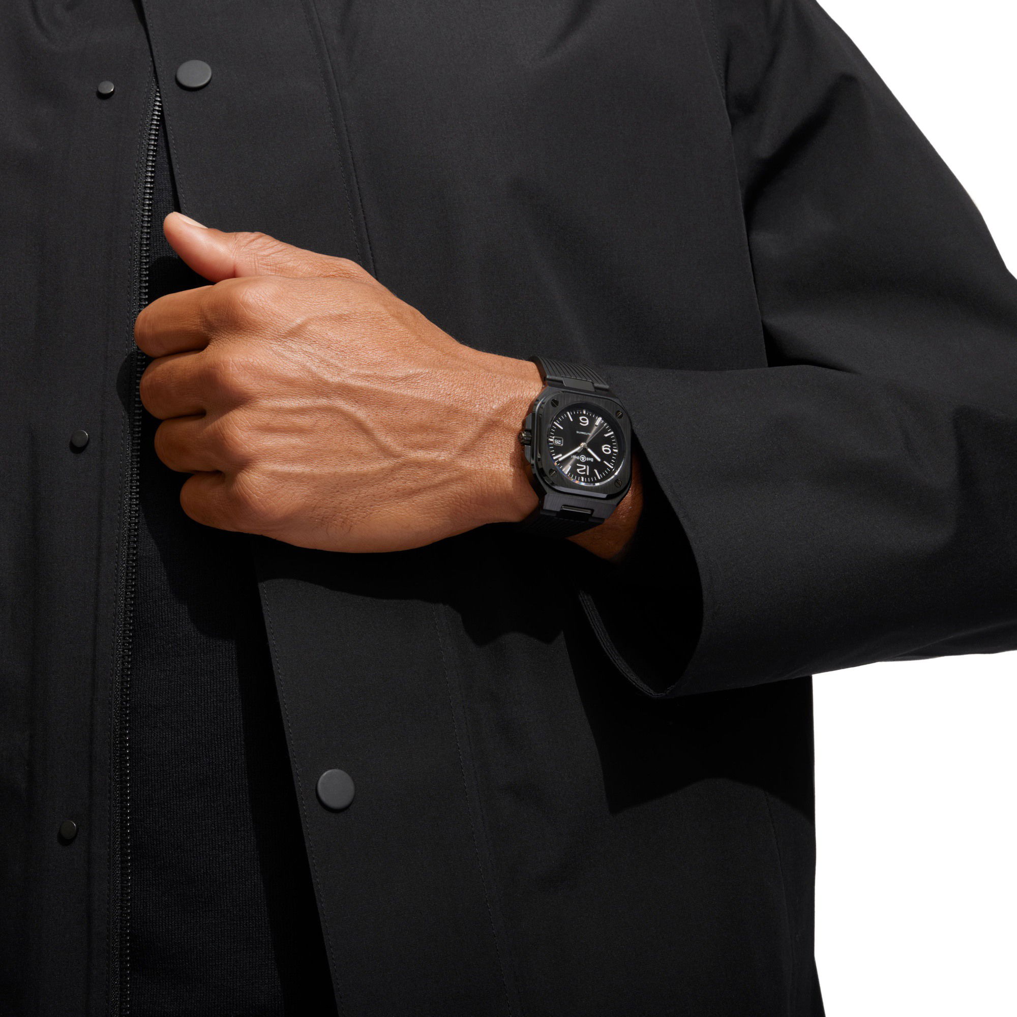 IMG_9081 Bell & Ross BR 05 Black Ceramic BR05A-BL-CE/SRB Replica 5