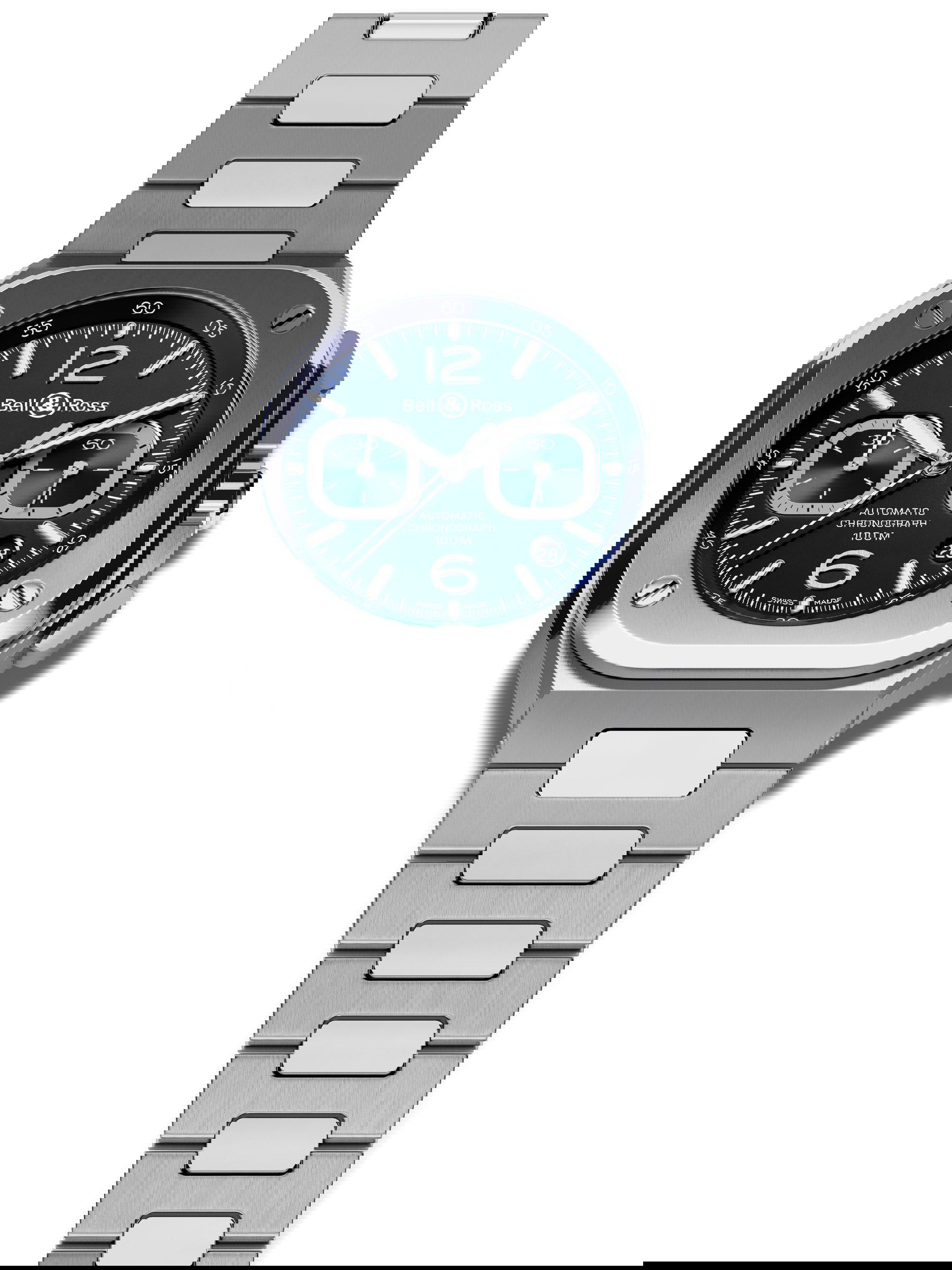 IMG_9081 Bell & Ross BR 05 Chrono Blue Steel BR05C-BU-ST/SST Replica 5