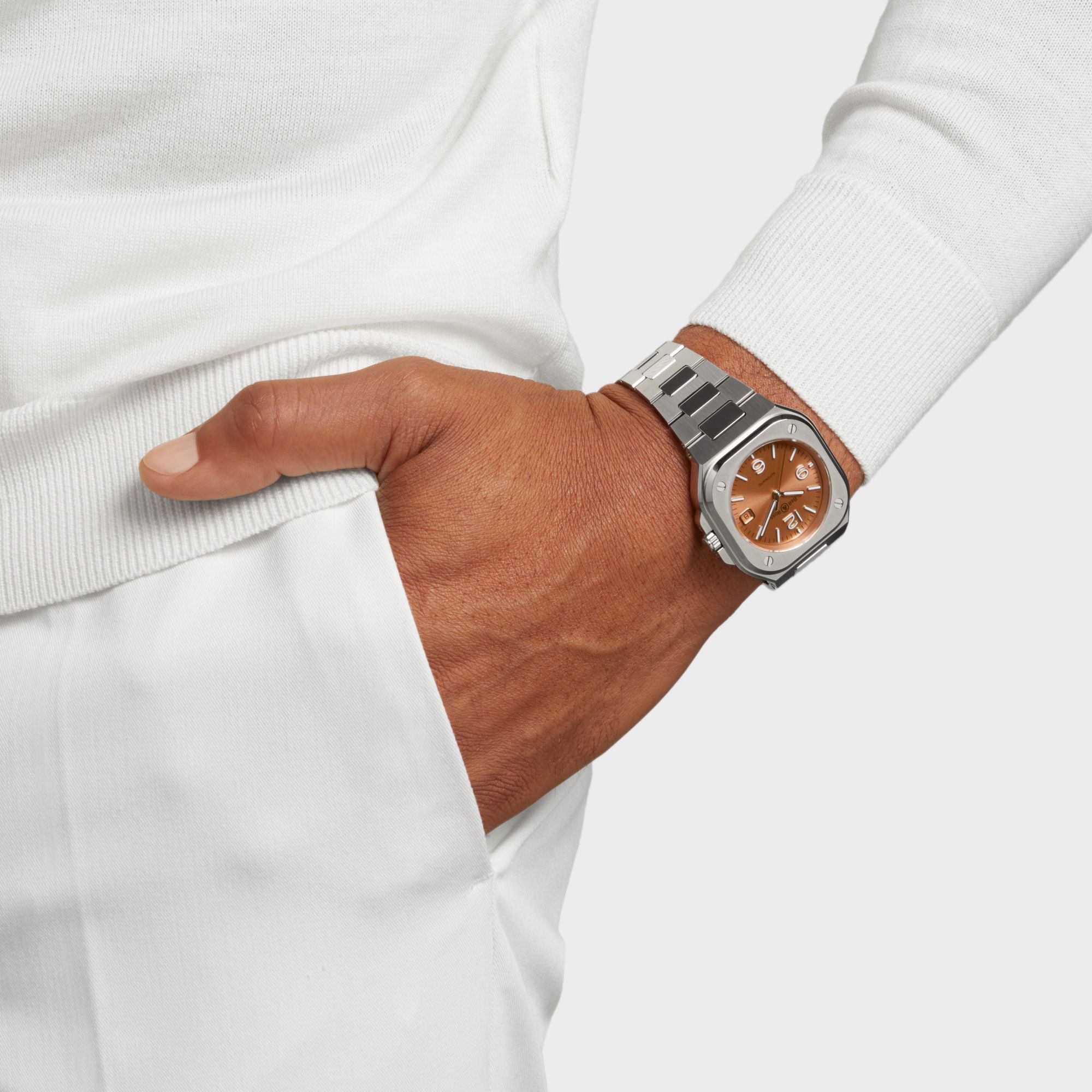 IMG_9081 Bell & Ross BR 05 Copper Brown BR05A-BR-ST/SST Replica 5