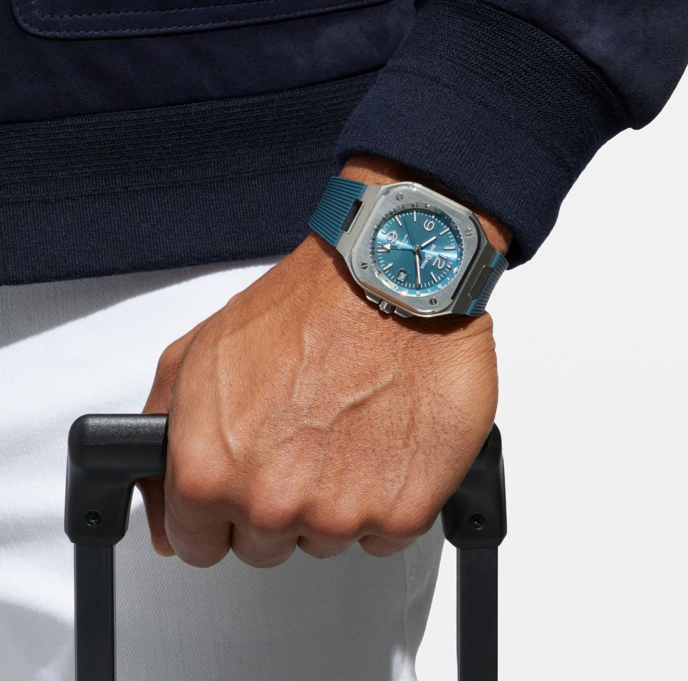 IMG_9081 Bell & Ross BR 05 GMT Sky Blue BR05G-PB-ST/SRB Replica 5