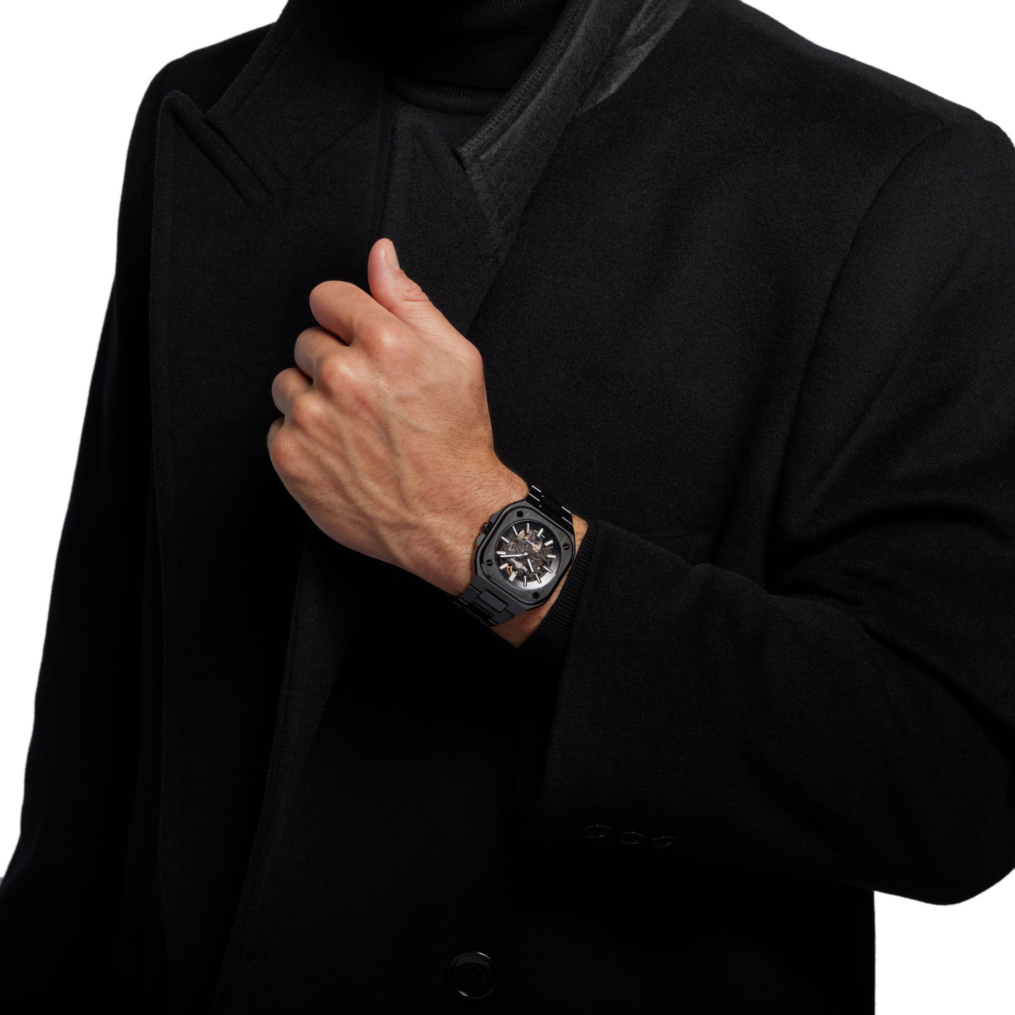 Bell & Ross BR 05 Skeleton Black Ceramic BR05A-BL-SK-CE/SCE Replica 5