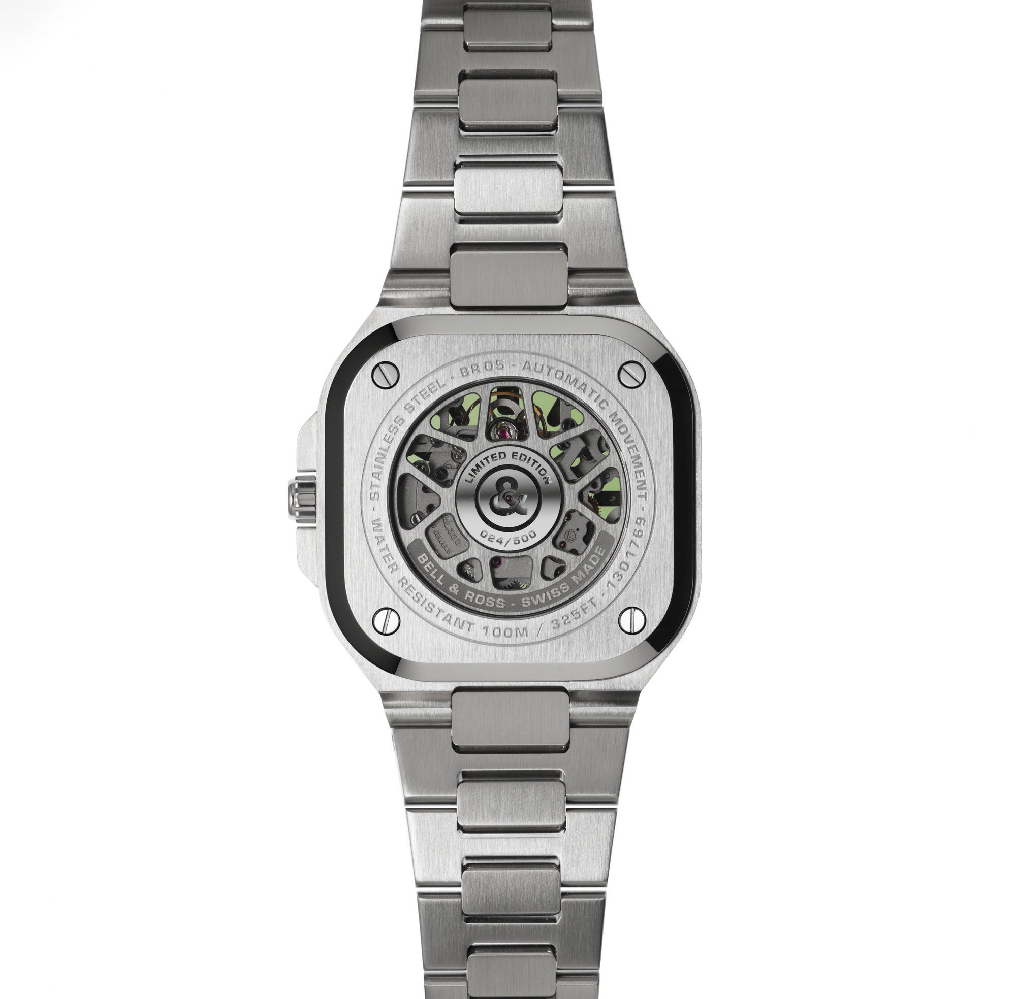 Bell & Ross BR 05 Skeleton Green BR05A-GN-SKST/SST Replica 5
