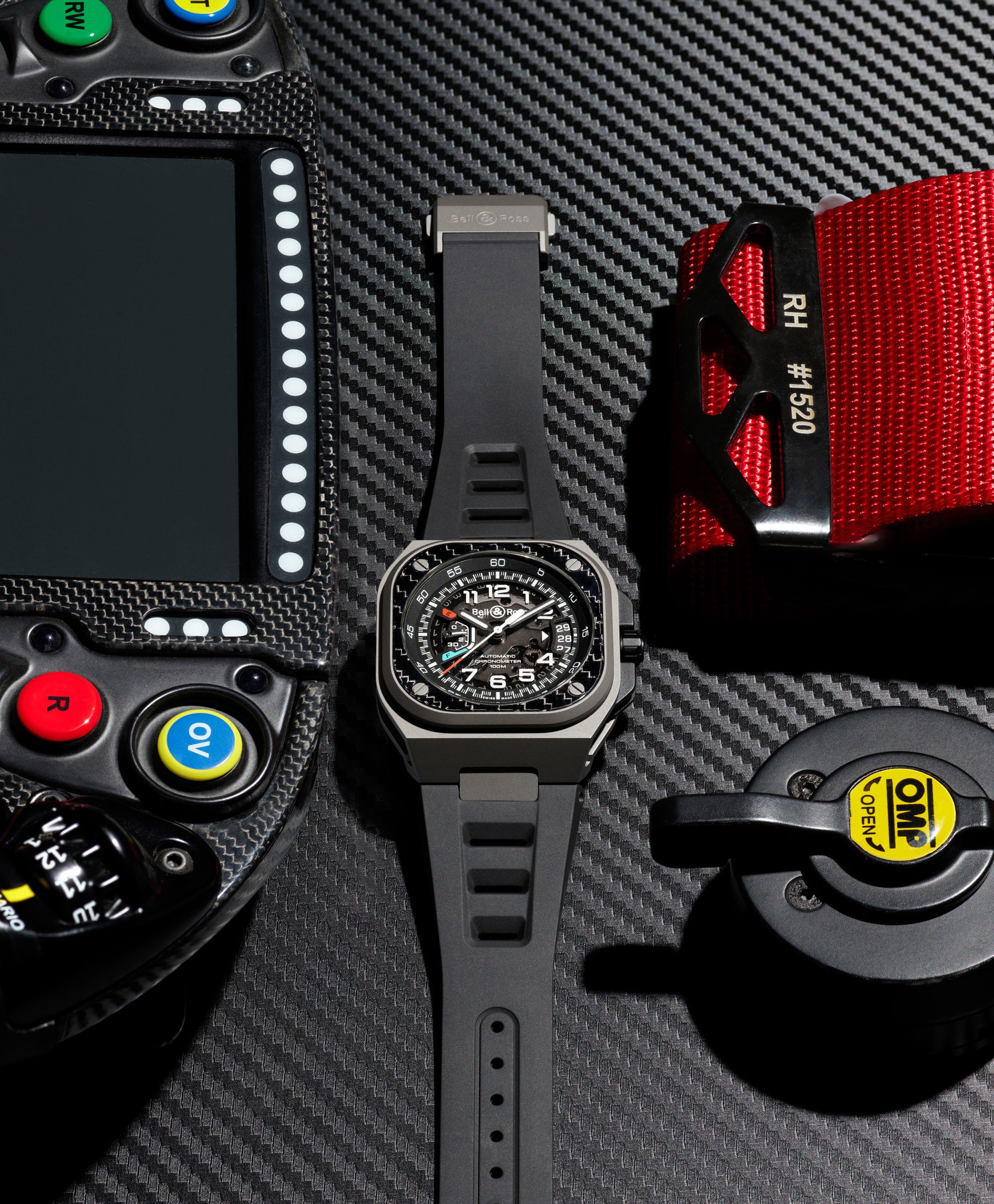 Bell & Ross BR-X5 Racing Ref: BRX5R-RAC-TI/SRB Replica 5