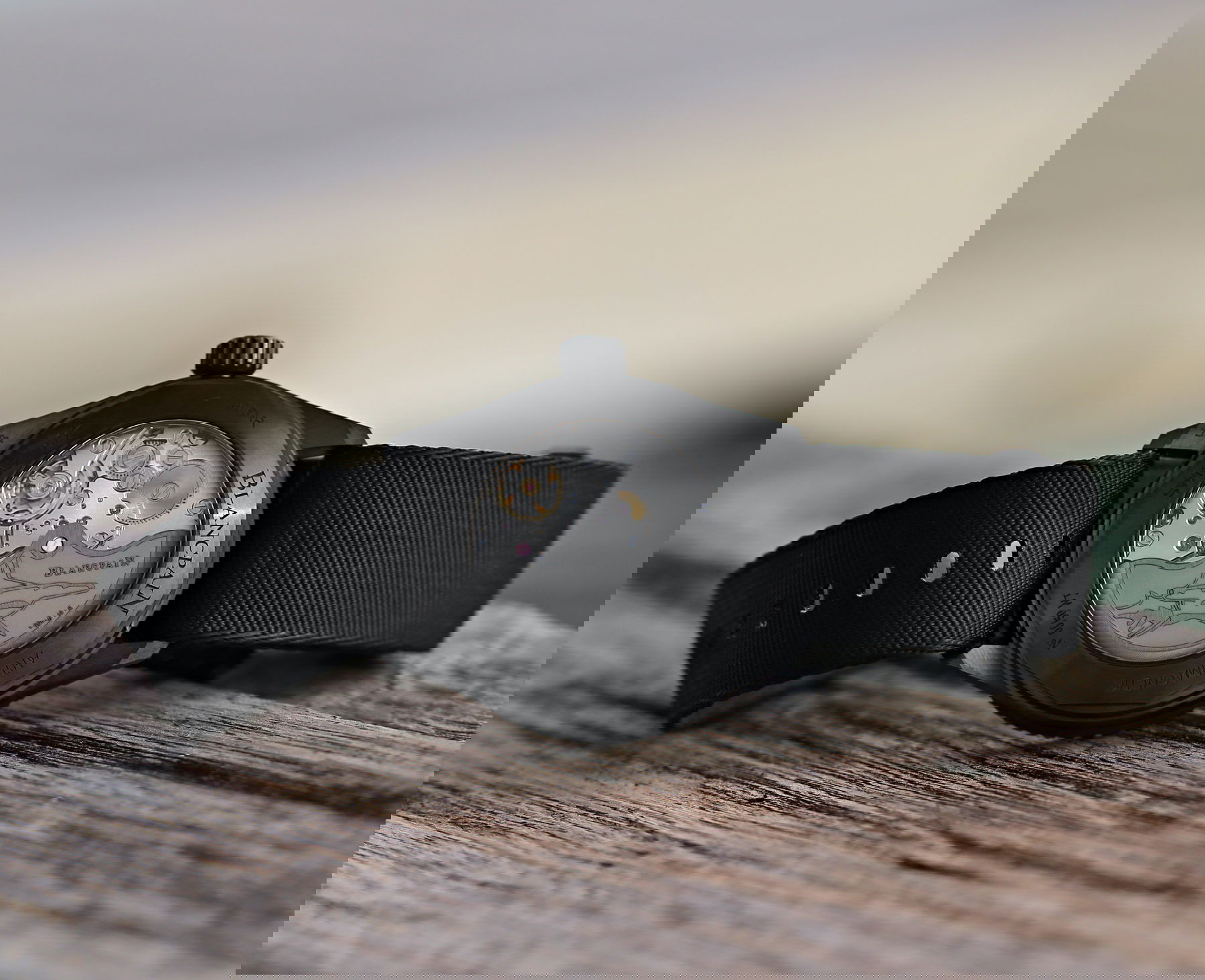 IMG_9081 Blancpain Fifty Fathoms Bathyscape Limited Edition Mokarran 5005 0153 NABA Replica 5