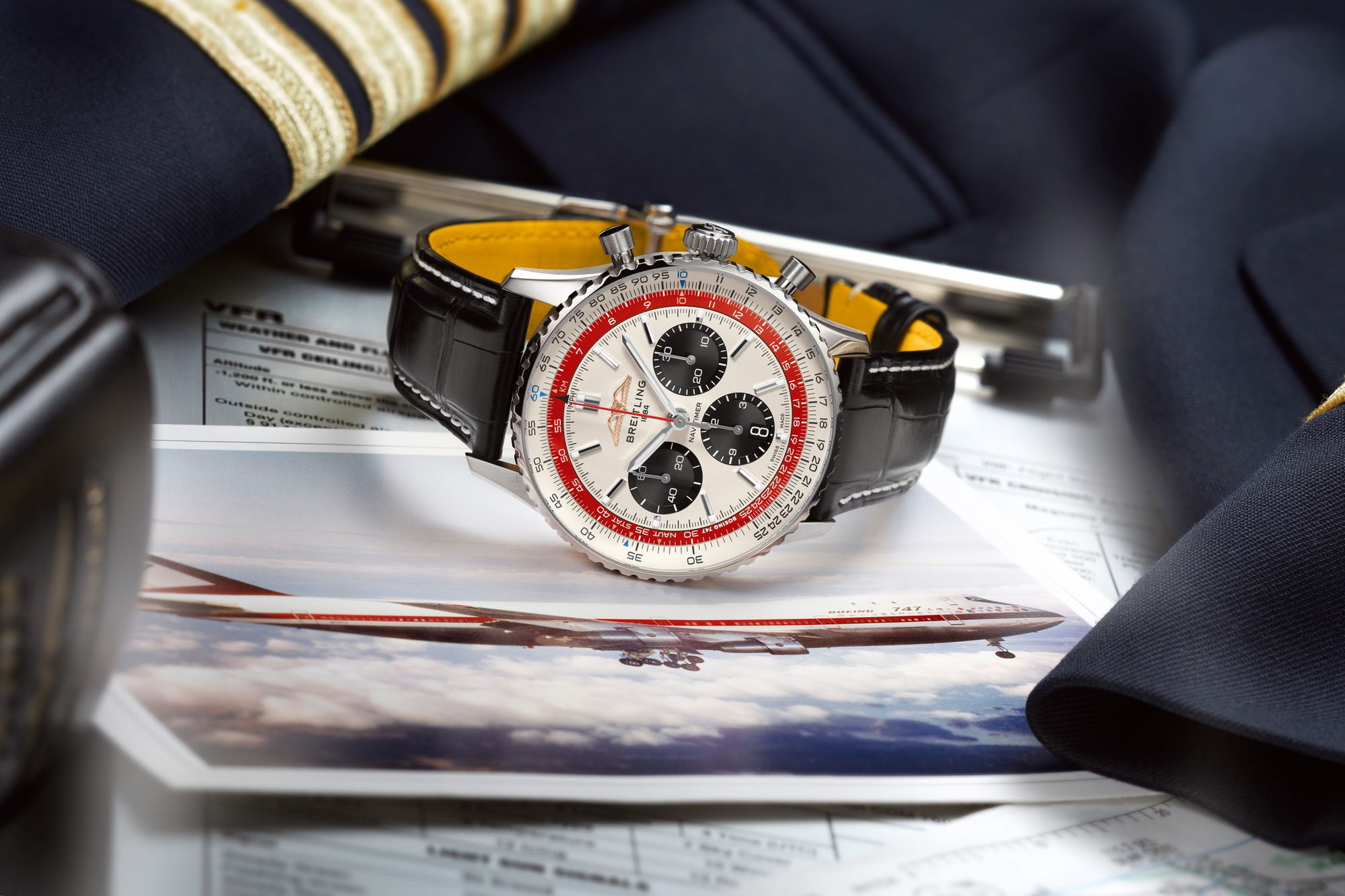 Breitling Navitimer B01 Chronograph 43 Boeing 747 AB01383B1G1P1 Replica 5