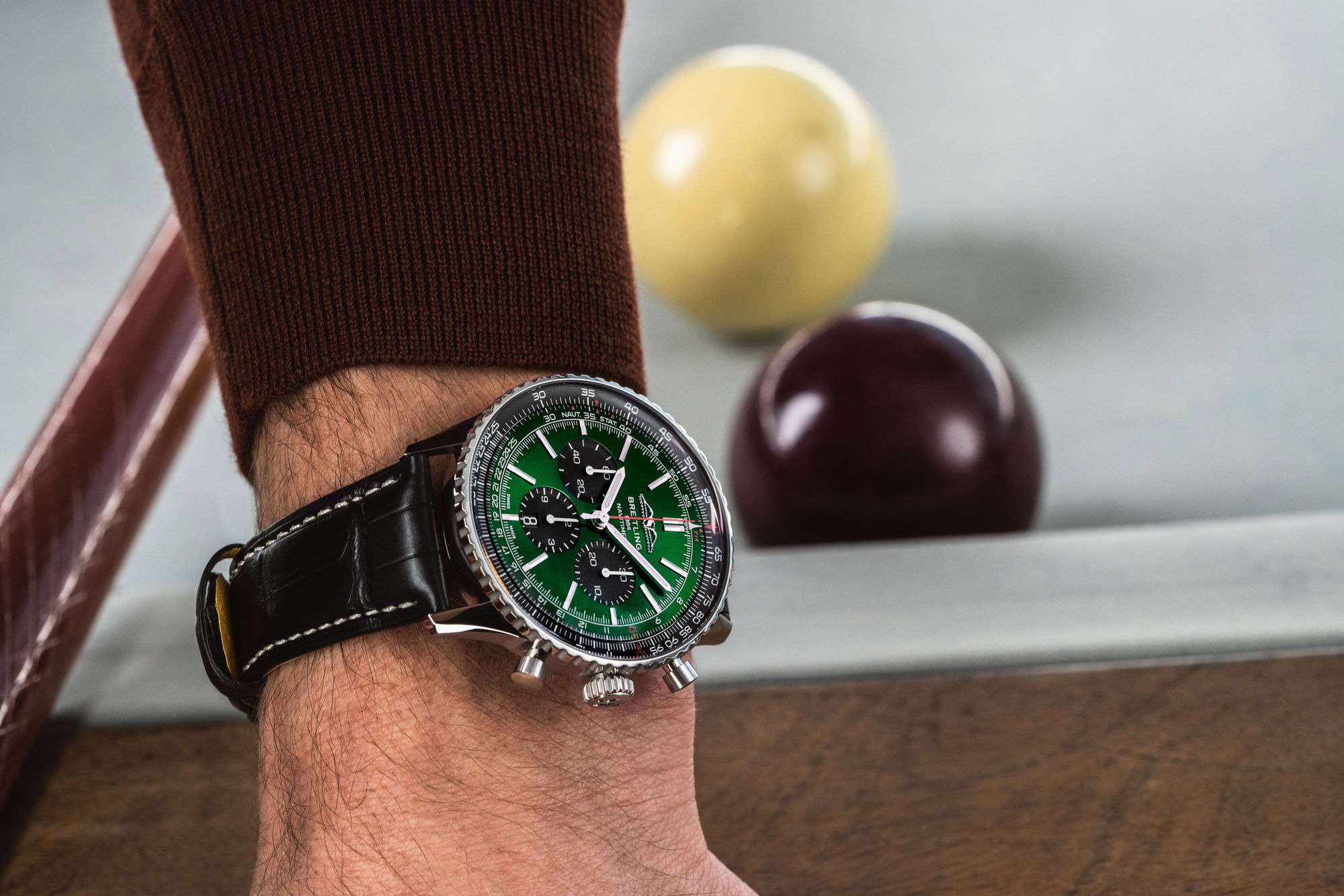 IMG_9081 Breitling Navitimer B01 Chronograph 46 AB0137241L1P1 Replica 5