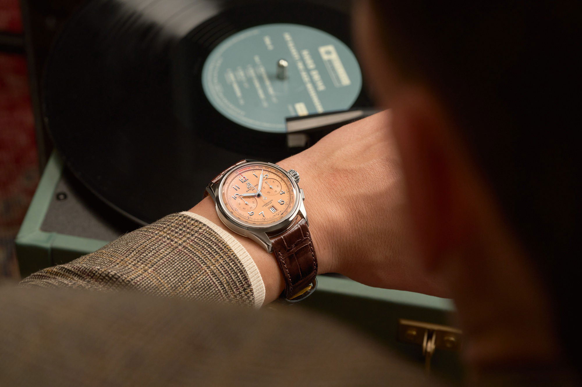 IMG_9081 Breitling Premier B01 Chronograph 42 AB0145331K1P1 Replica 5