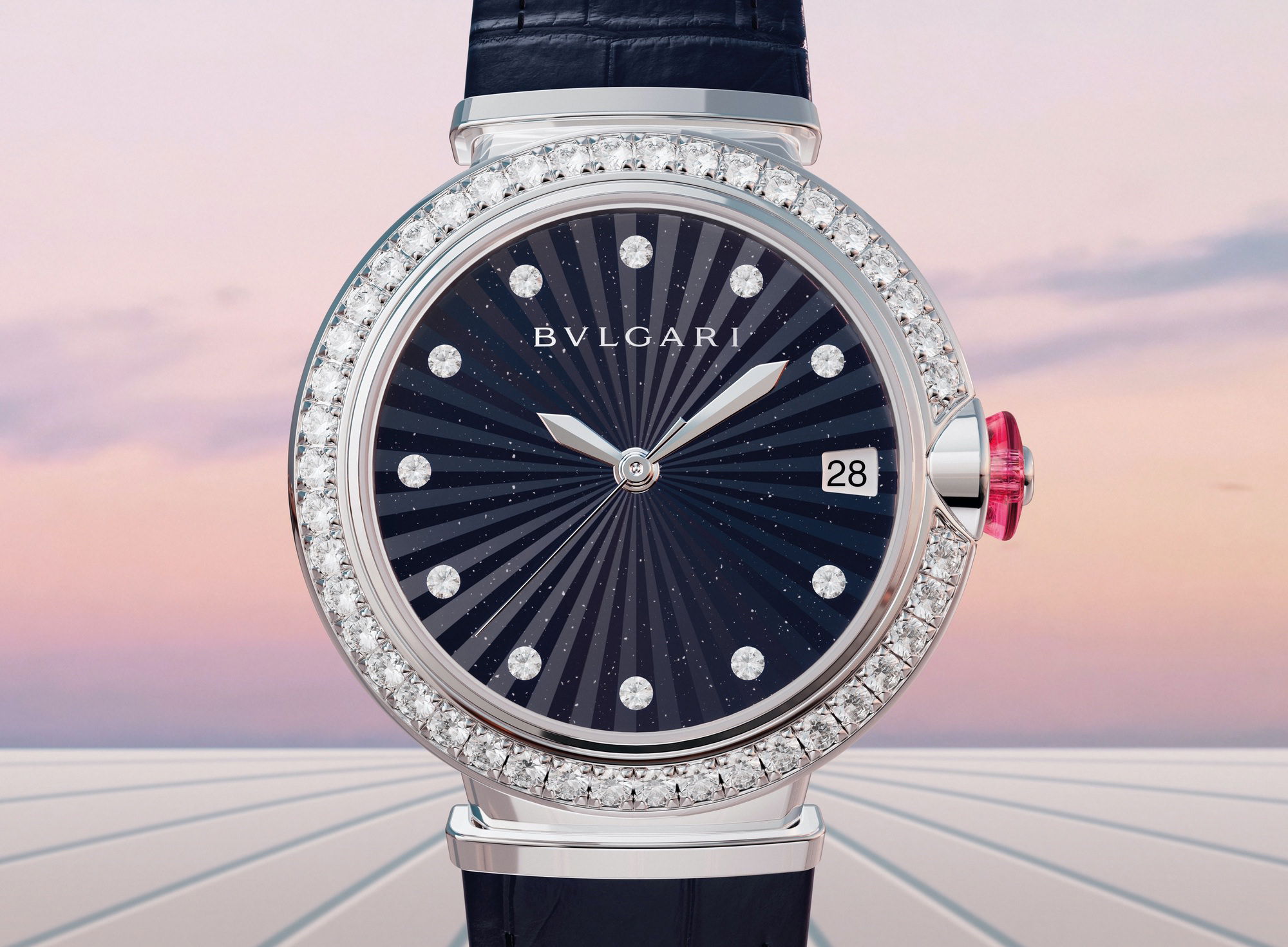 IMG_9081 Bvlgari Lvcea Intarsio Aventurine 33mm 103620 Replica 5