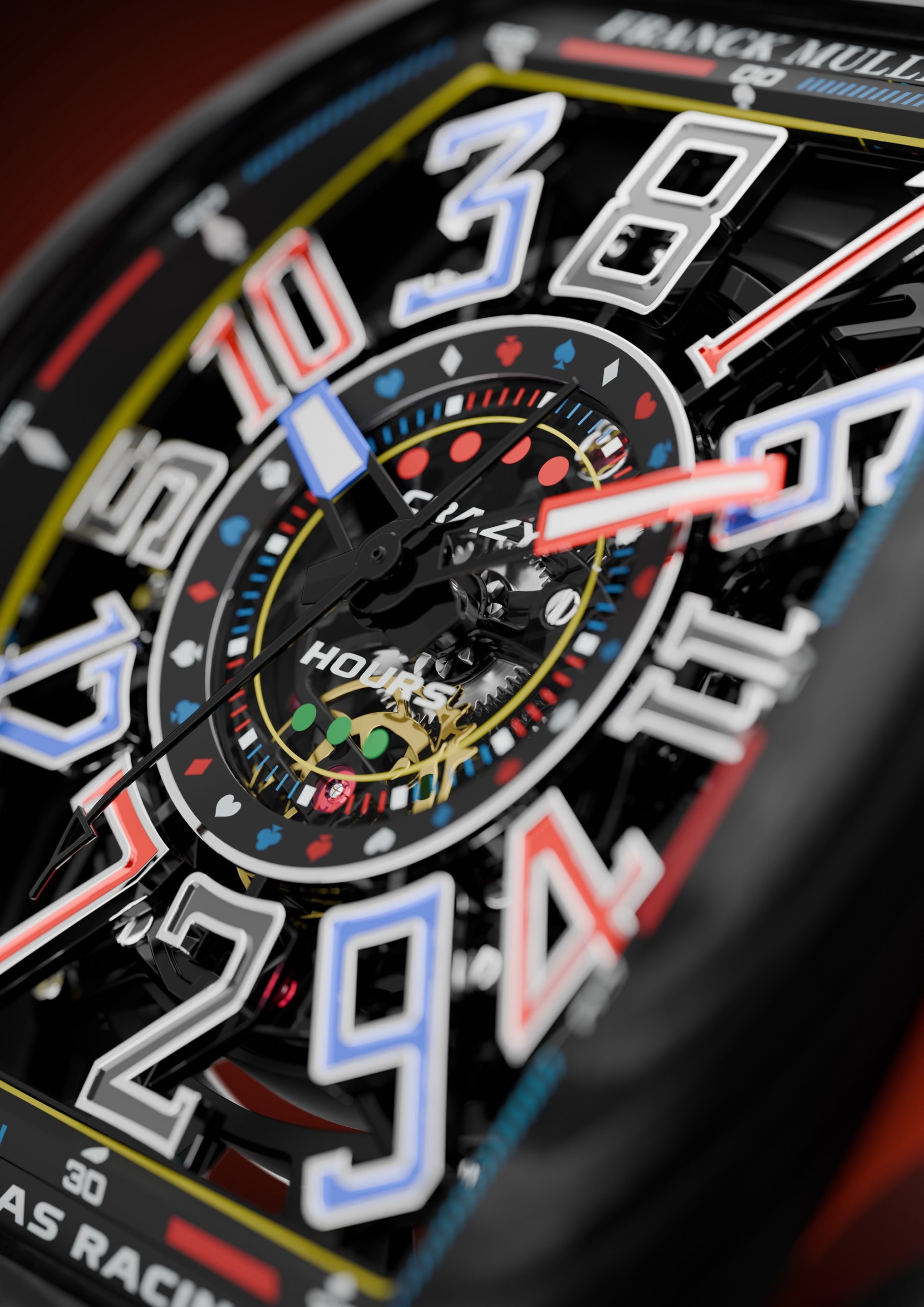 Franck Muller Vanguard Carbon Crazy Hours Racing Vegas Collection V 45 CH SQT RCG VEGAS CARBONE (ER) Replica 5