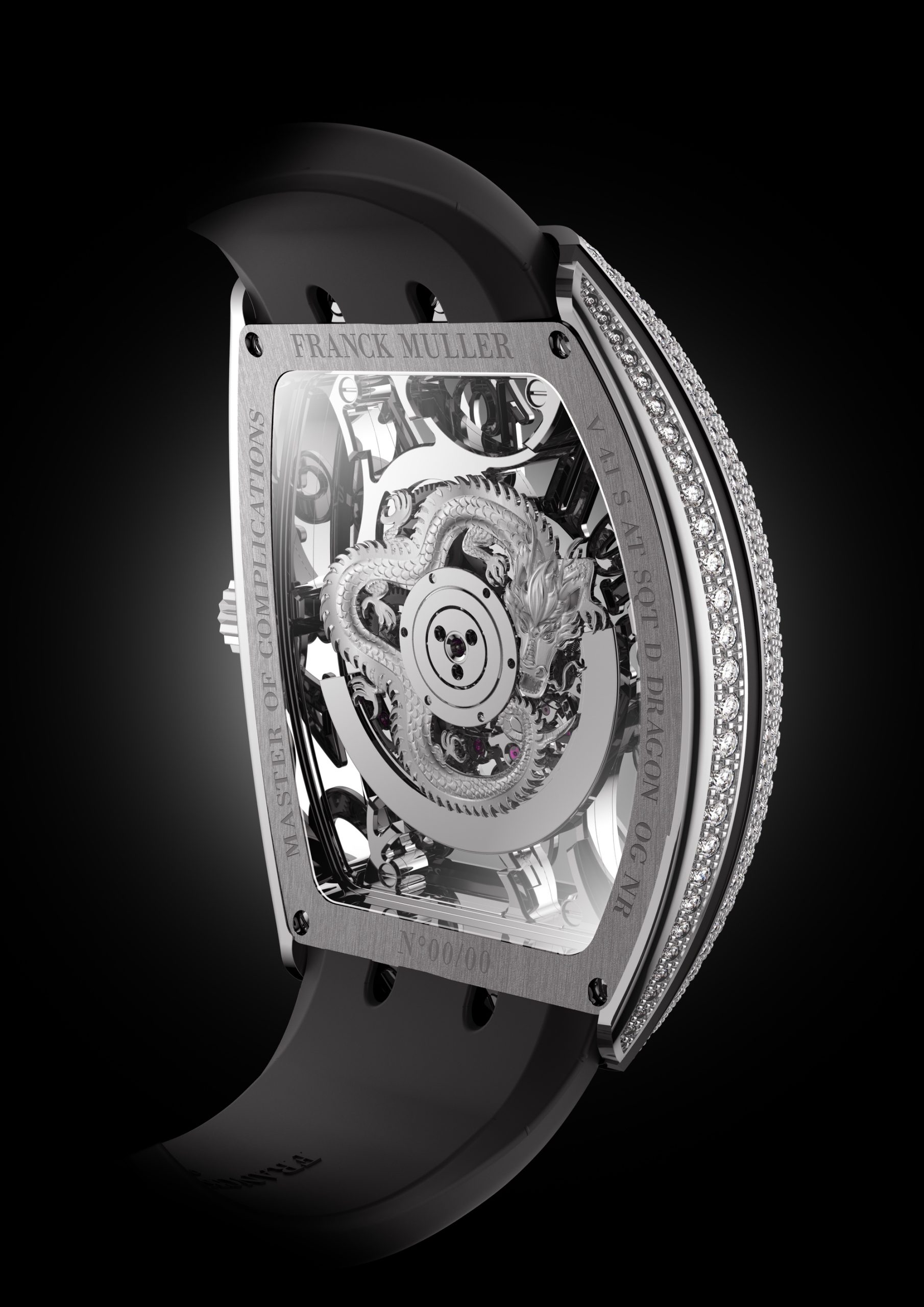 Franck Muller Vanguard Dragon Slim Skeleton V 41 S AT SQT COL DRM D DRAGON Replica 5