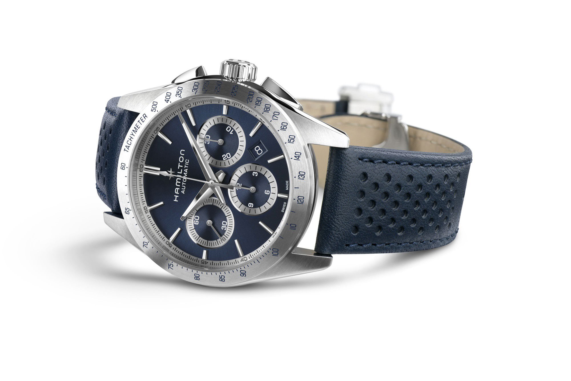 IMG_9081 Hamilton Jazzmaster Performer Automatic Chronograph 42mm H36616640 Replica 5