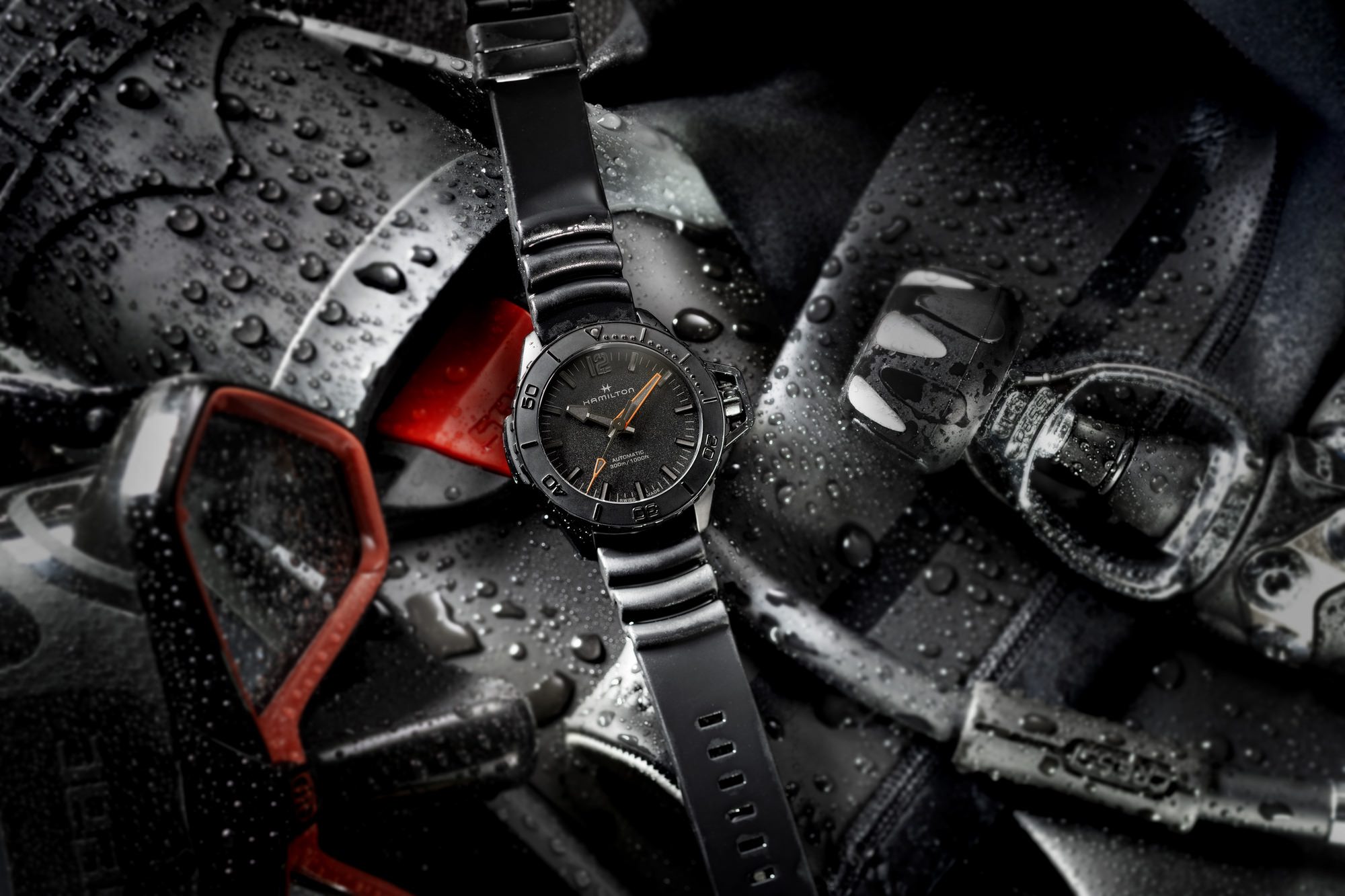 Hamilton Khaki Navy Frogman Auto 46mm H77845330 Replica 5