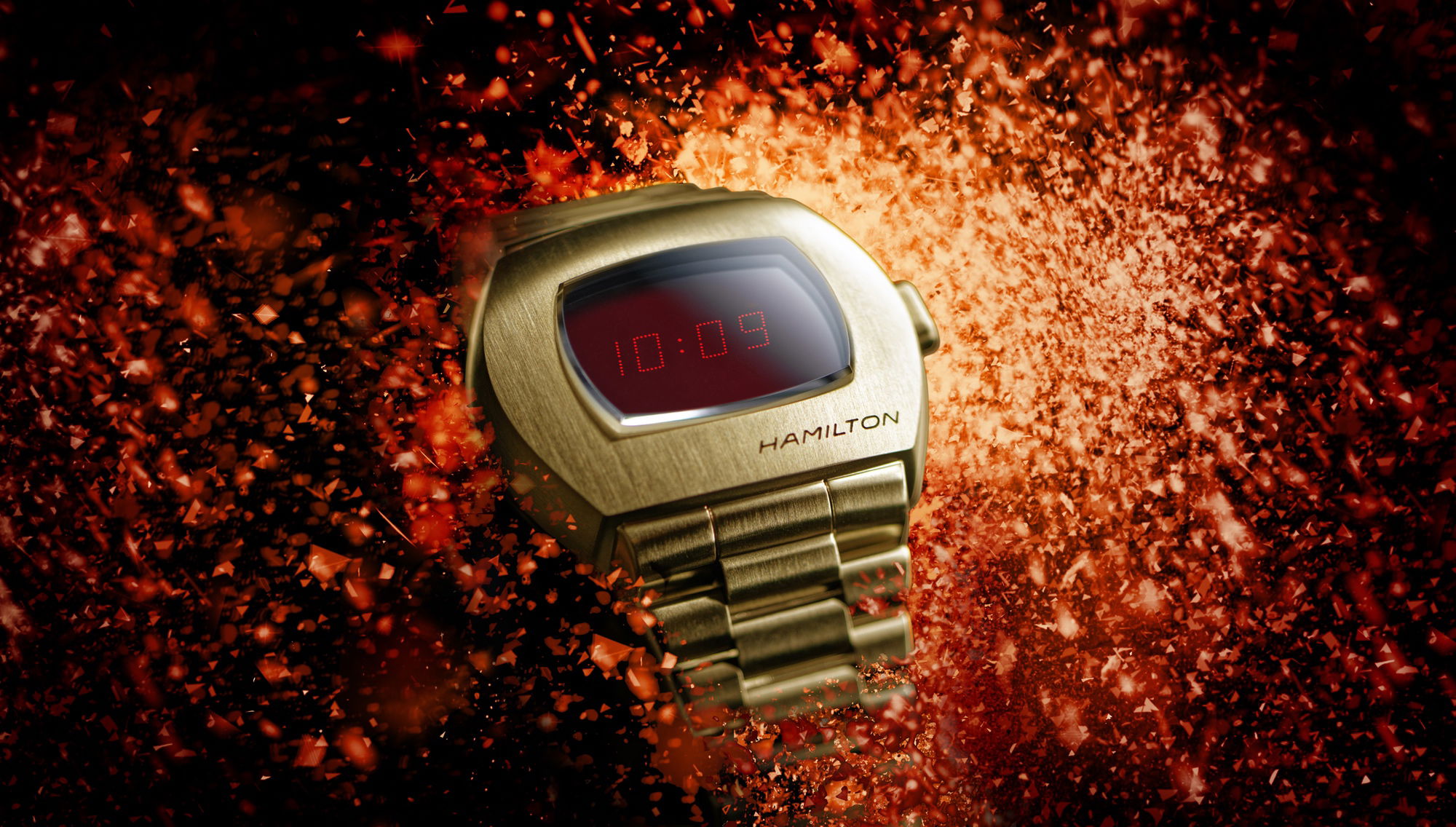 Hamilton American Classic PSR Digital Quartz H52424130 Replica 5