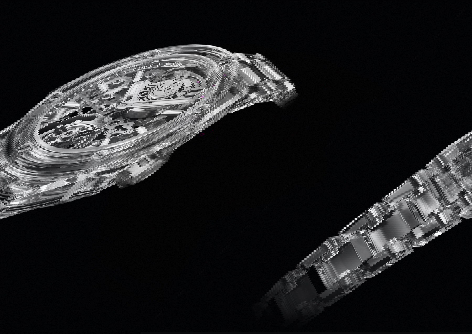 Hublot Big Bang Integral Tourbillon Full Sapphire 455.JX.0120.JX Replica 5