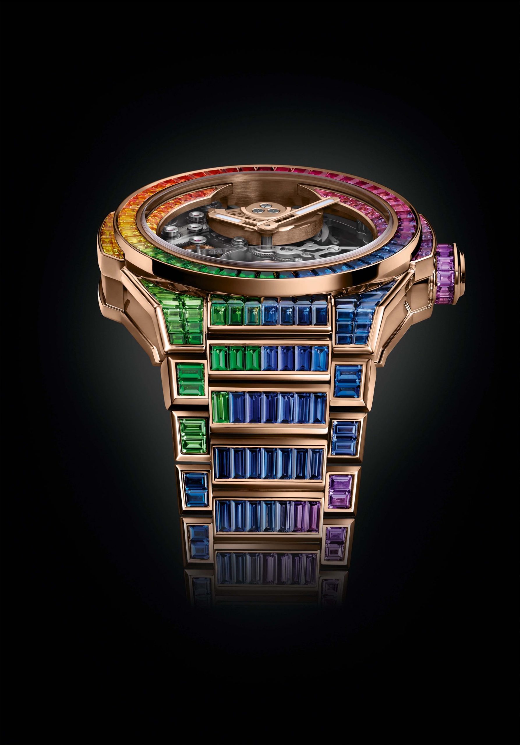 Hublot Big Bang Integral Tourbillon Rainbow 455.OX.9900.OX.9999 Replica 5