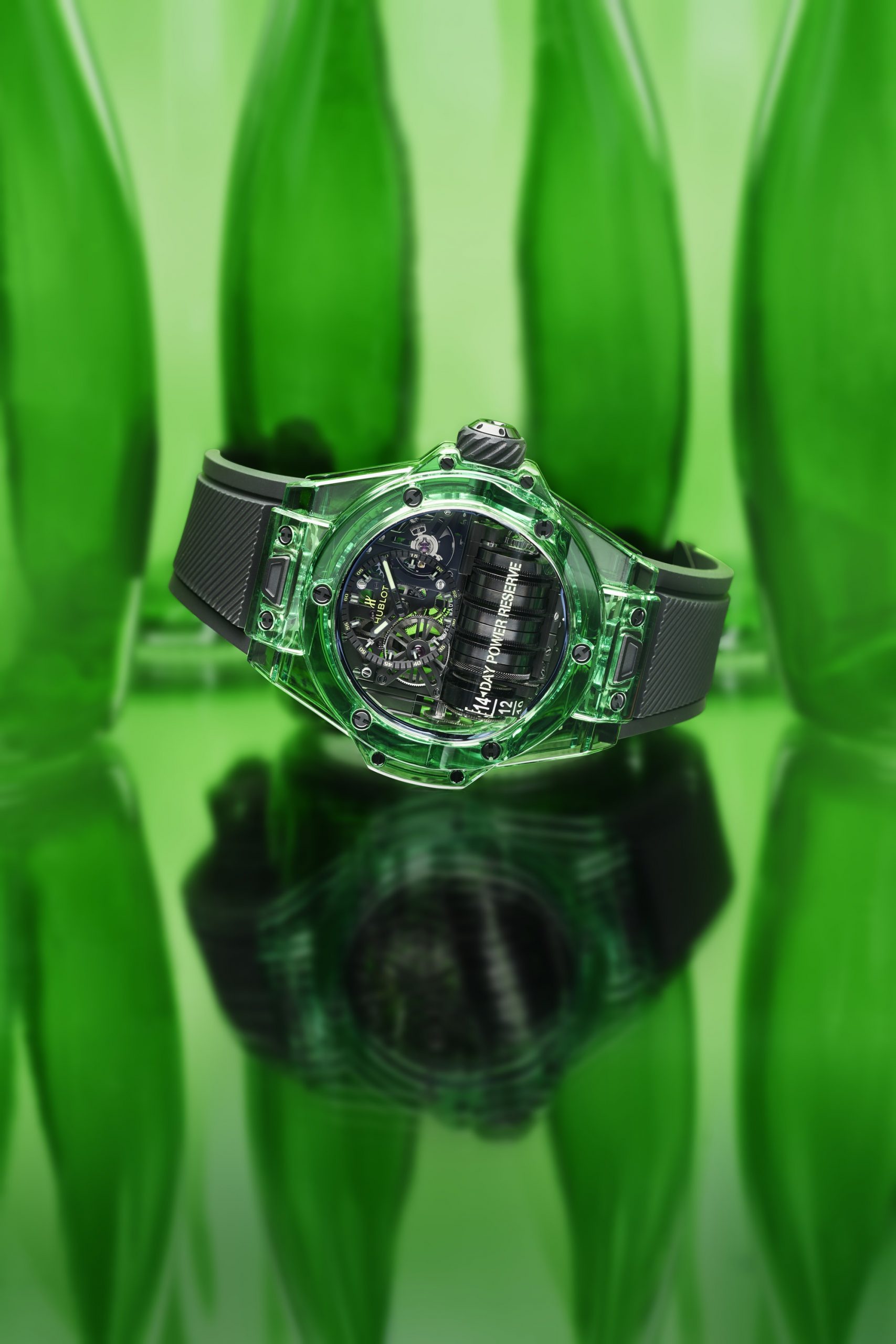 Hublot Big Bang MP-11 Power reserve 14 Days Green Saxem 911.JG.0129.RX Replica 5