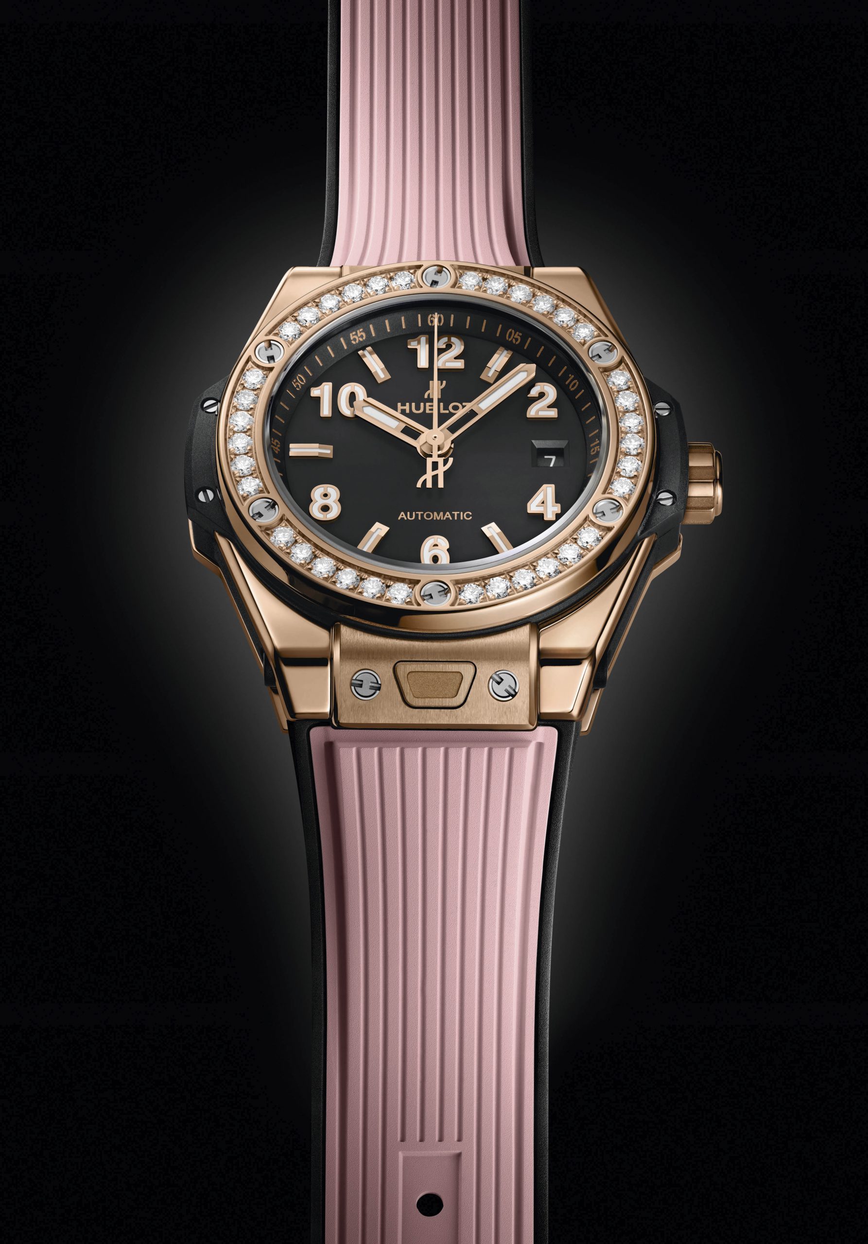 IMG_9081 Hublot Big Bang One Click King Gold Diamond 33mm 485.OX.1180.RX.1204 Replica 5