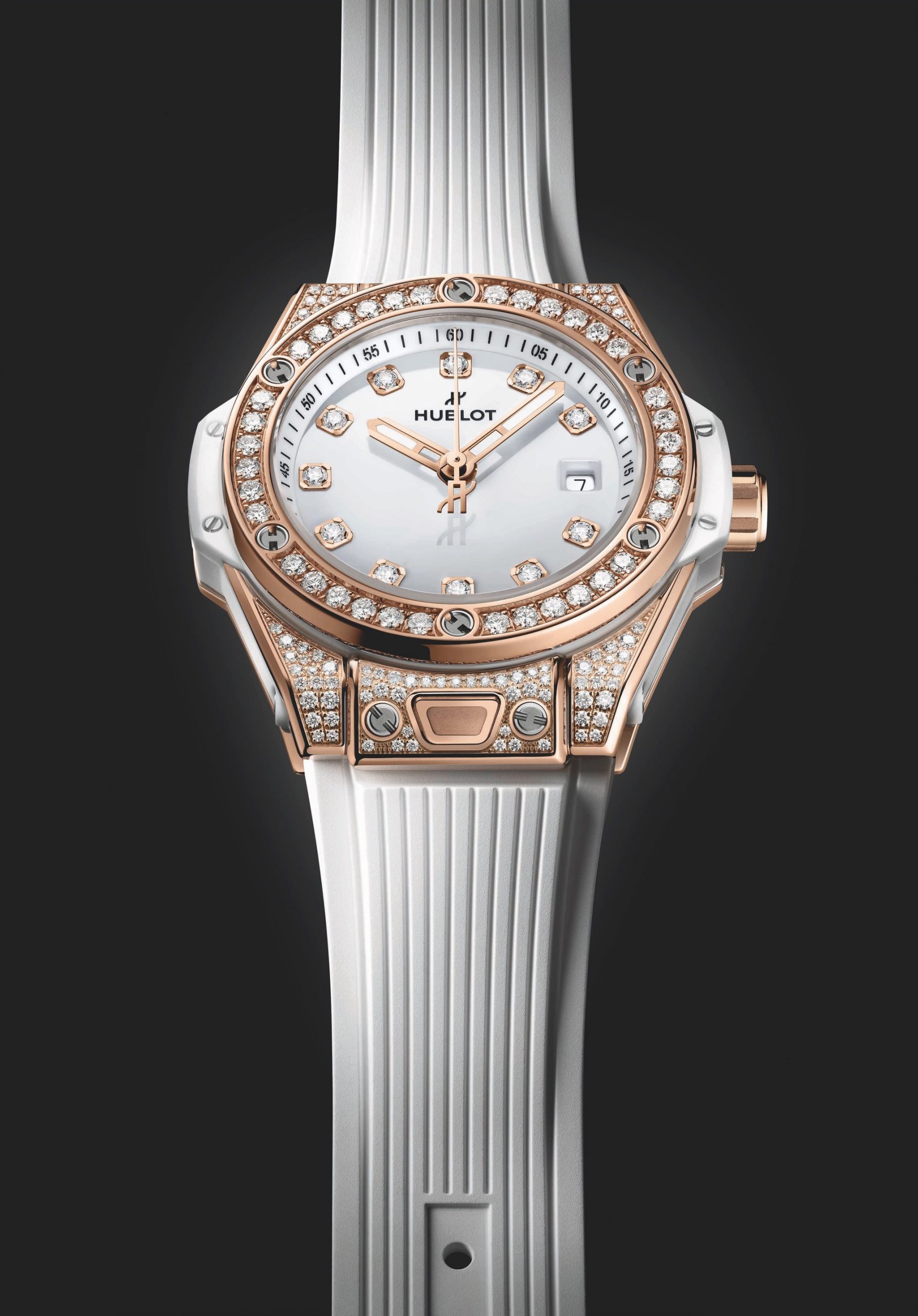 Hublot Big Bang One Click King Gold White Pave 485.OE.2210.RW.1604 Replica 5