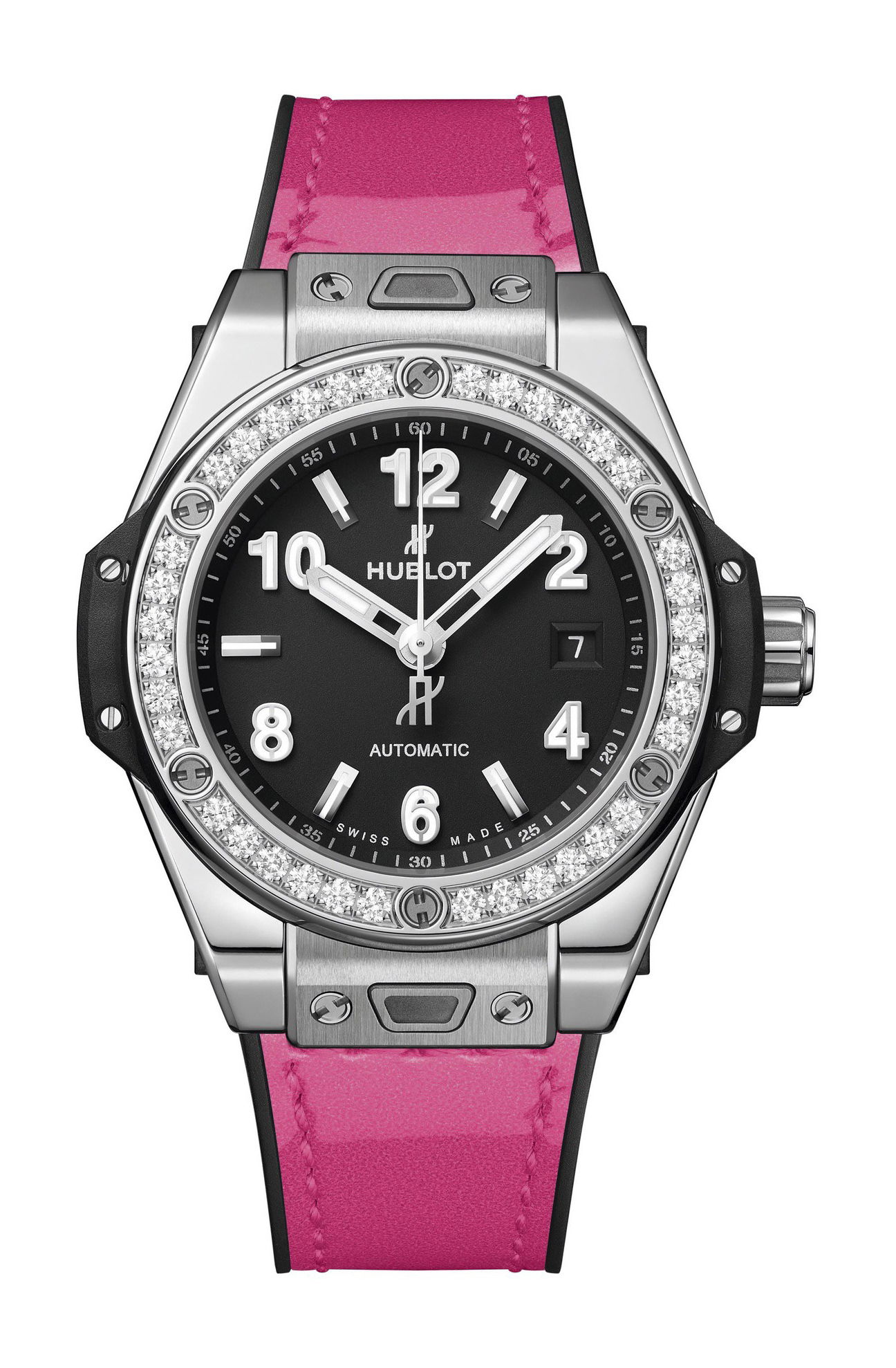Hublot Big Bang One Click Steel Diamond 33mm 485.SX.1170.RX.1204 Replica 5
